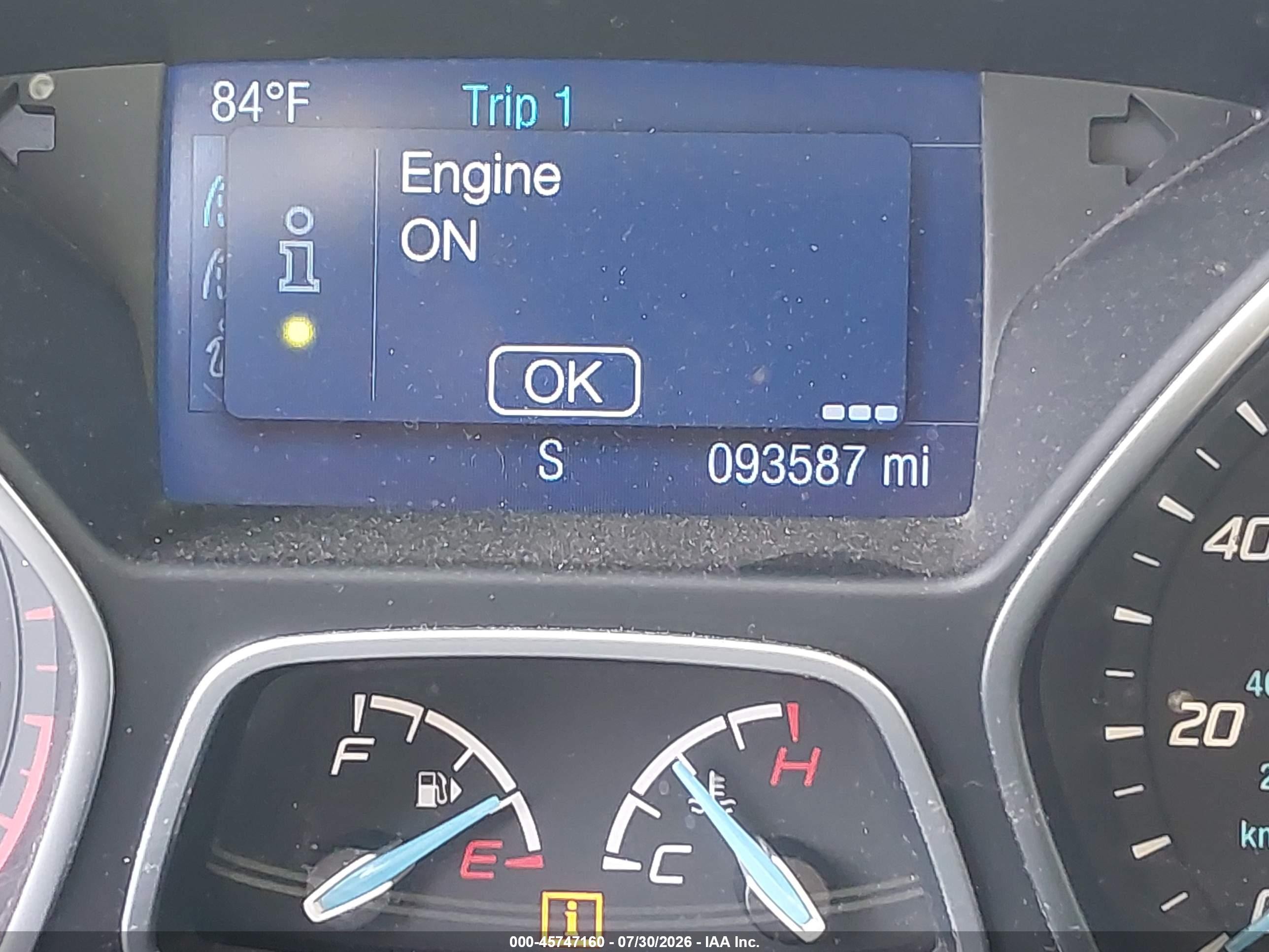 2014 Ford Focus Se Gray vin: 1FADP3K25EL176261