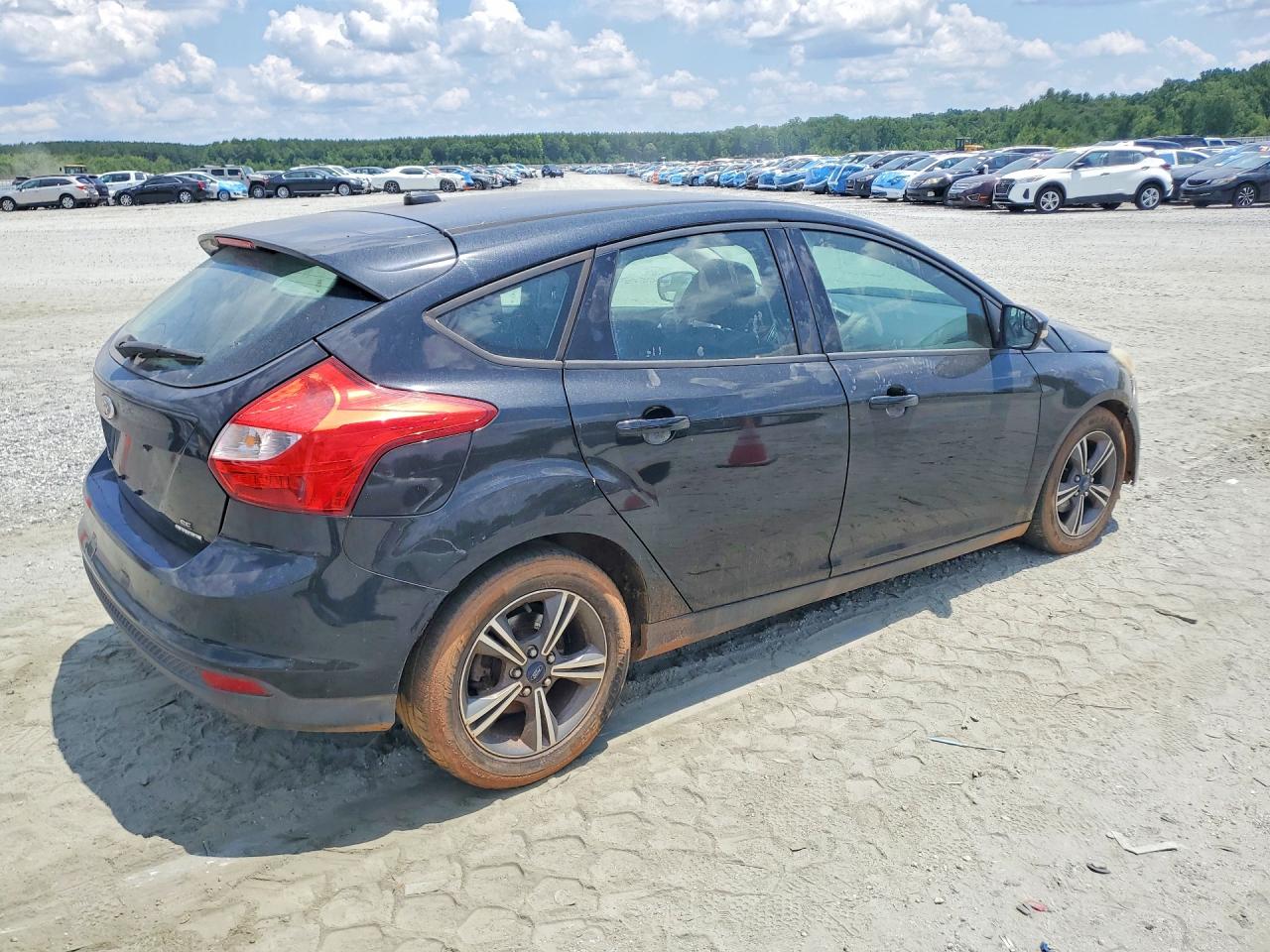 2014 Ford Focus Se Black vin: 1FADP3K25EL180309