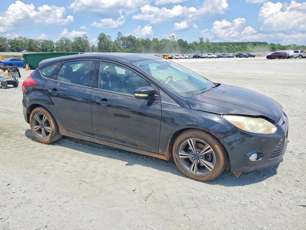 2014 Ford Focus Se Black vin: 1FADP3K25EL180309