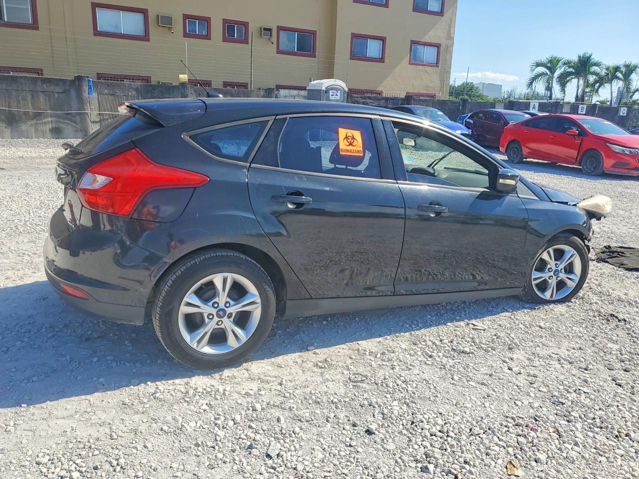 2014 Ford Focus Se Black vin: 1FADP3K25EL203698
