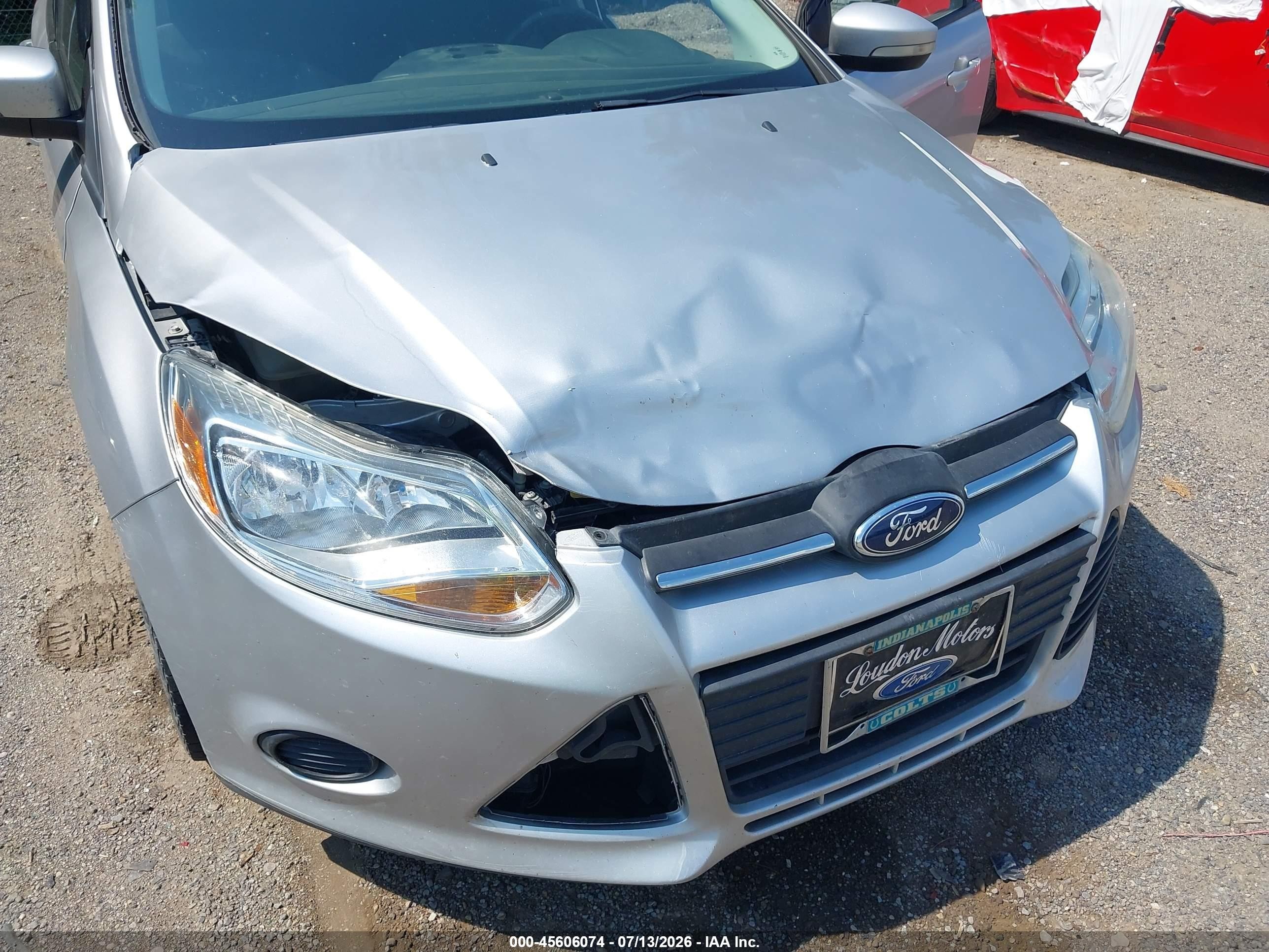 2014 Ford Focus Se White vin: 1FADP3K25EL258491