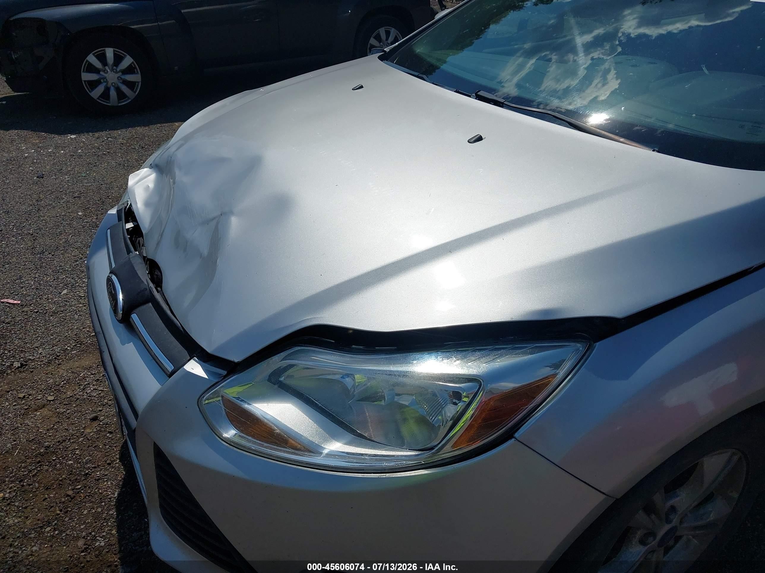 2014 Ford Focus Se White vin: 1FADP3K25EL258491