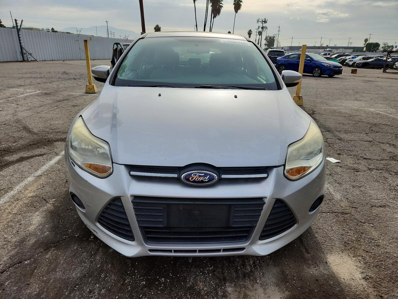 2014 Ford Focus Se Silver vin: 1FADP3K25EL265358