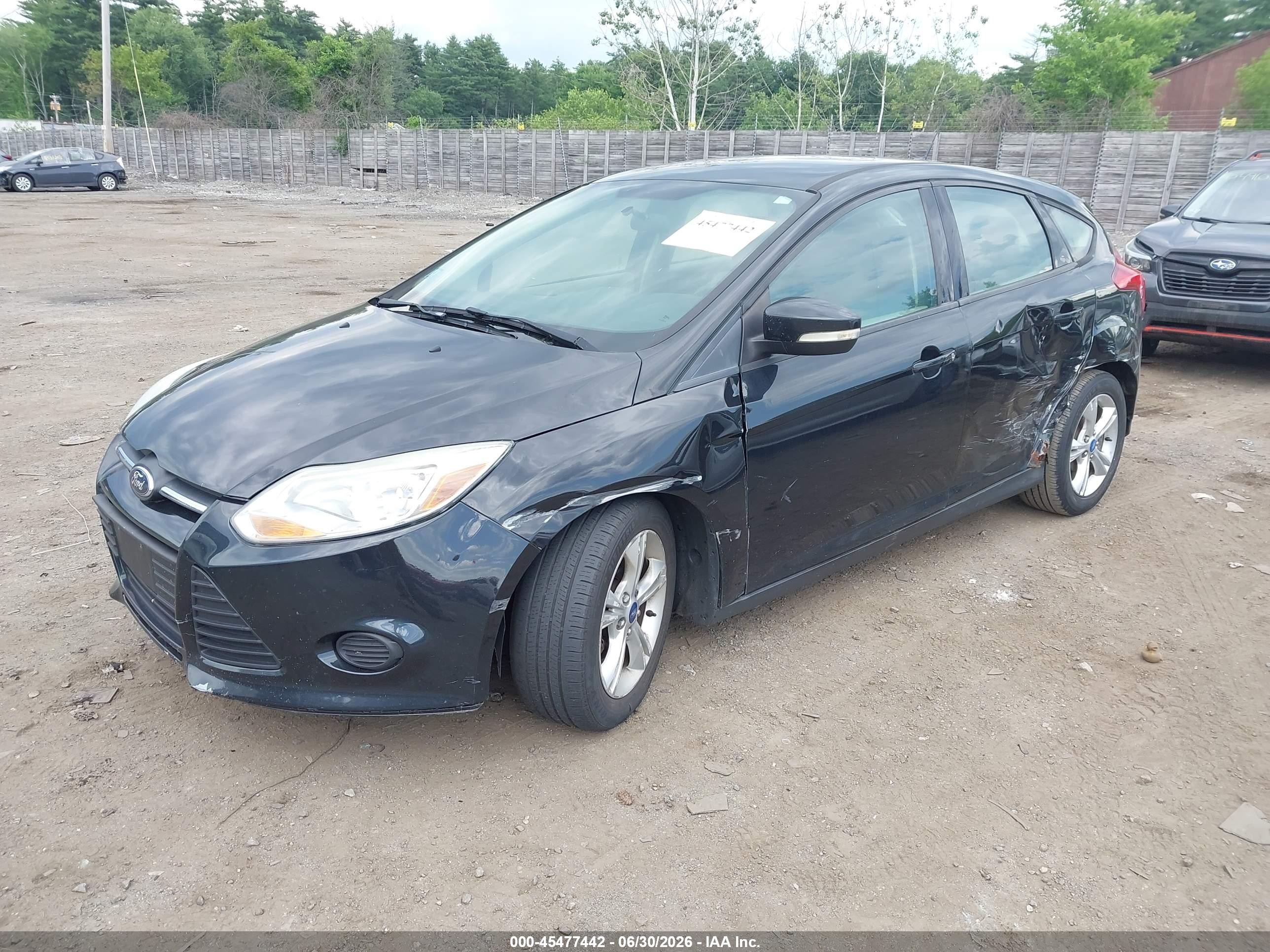 2014 Ford Focus Se Black vin: 1FADP3K25EL295153