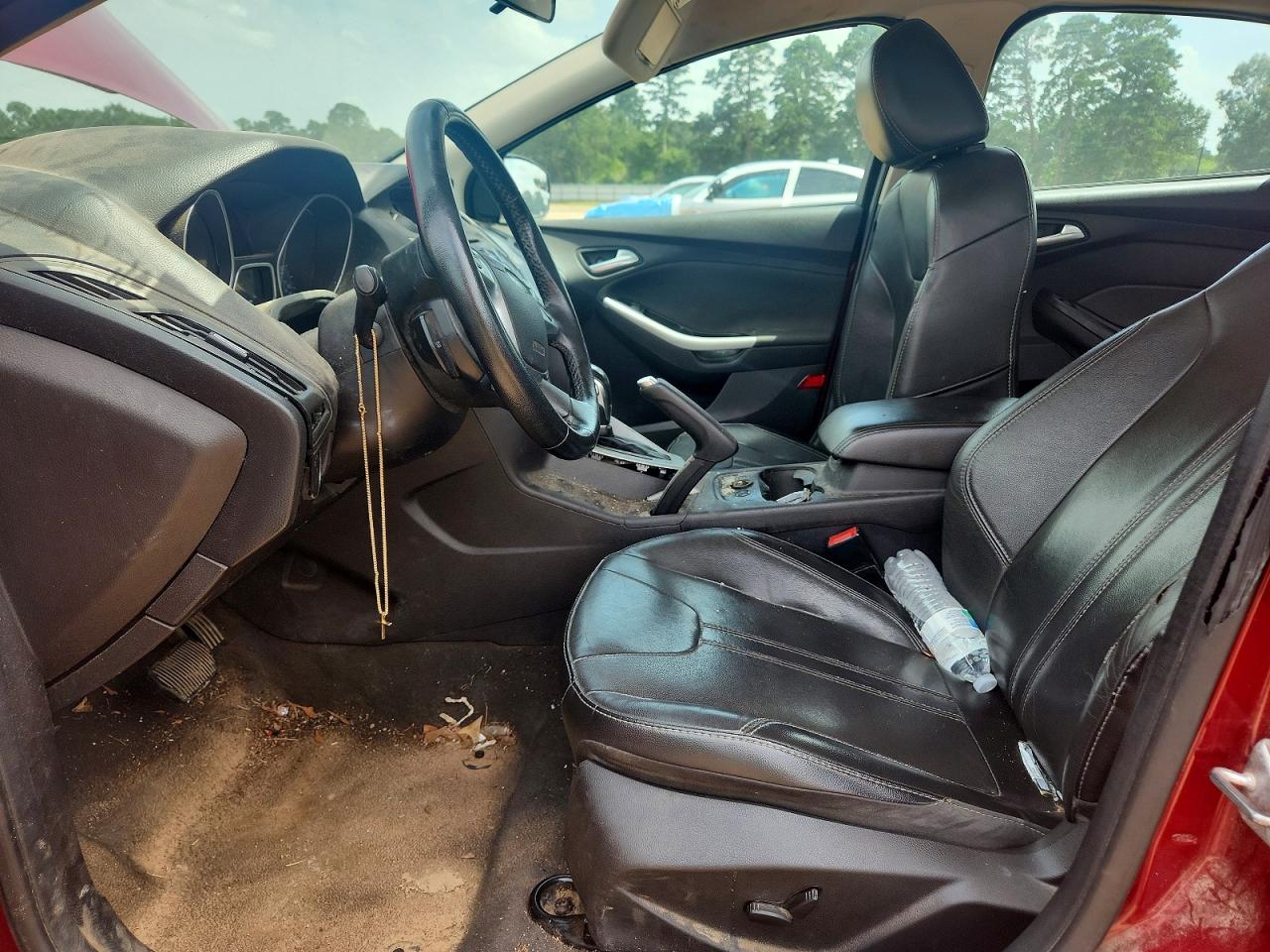 2014 Ford Focus Se Maroon vin: 1FADP3K25EL303445