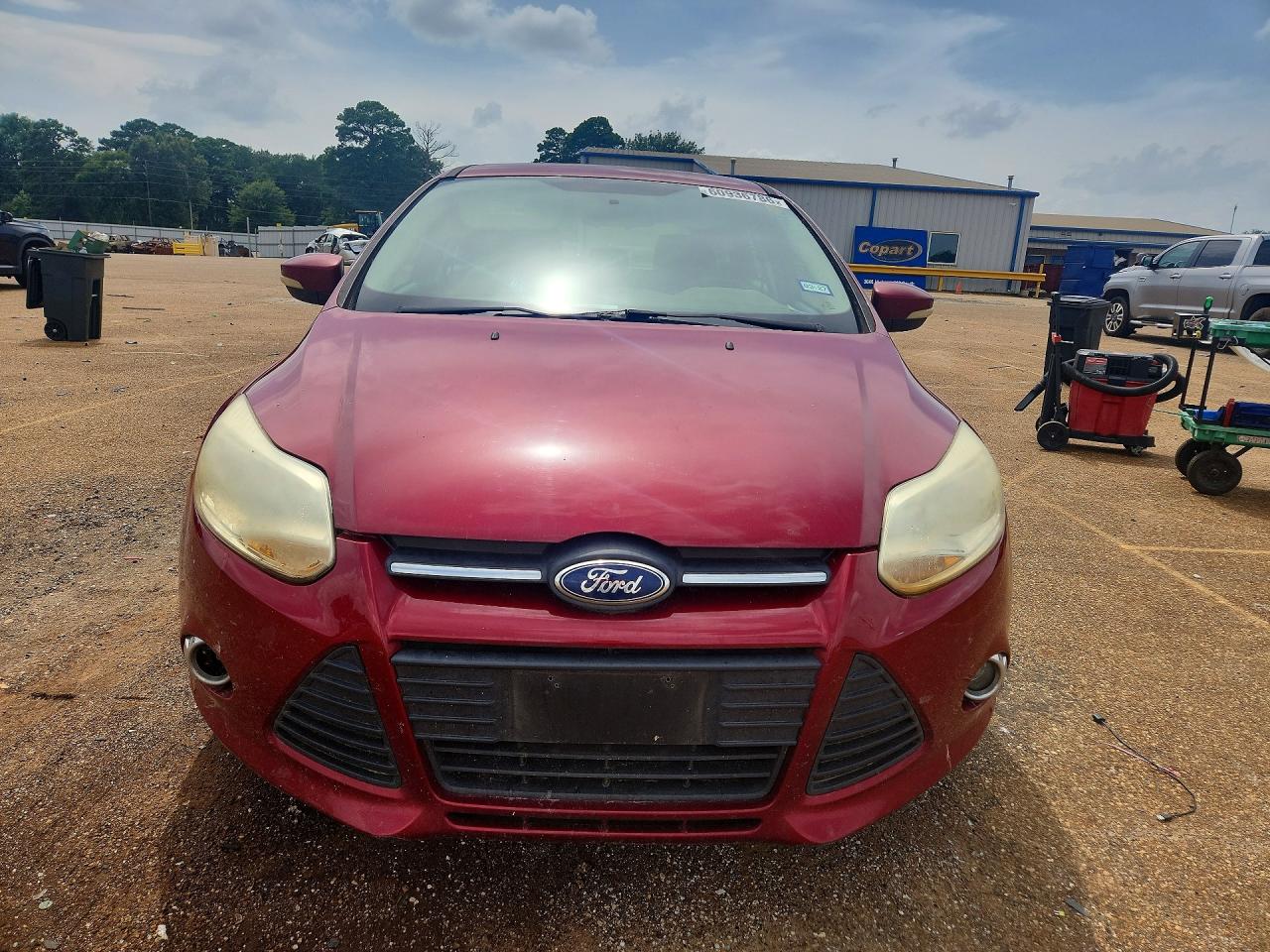 2014 Ford Focus Se Maroon vin: 1FADP3K25EL303445