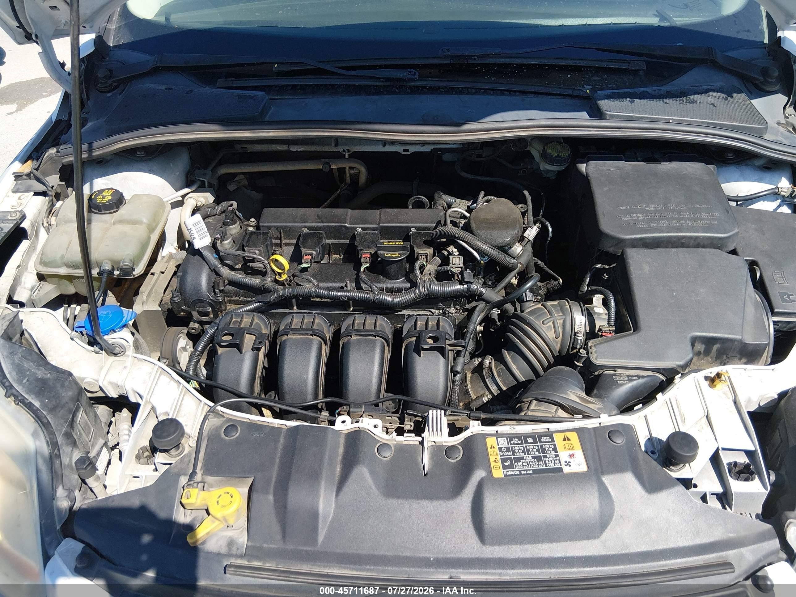2014 Ford Focus Se Белый vin: 1FADP3K25EL325459