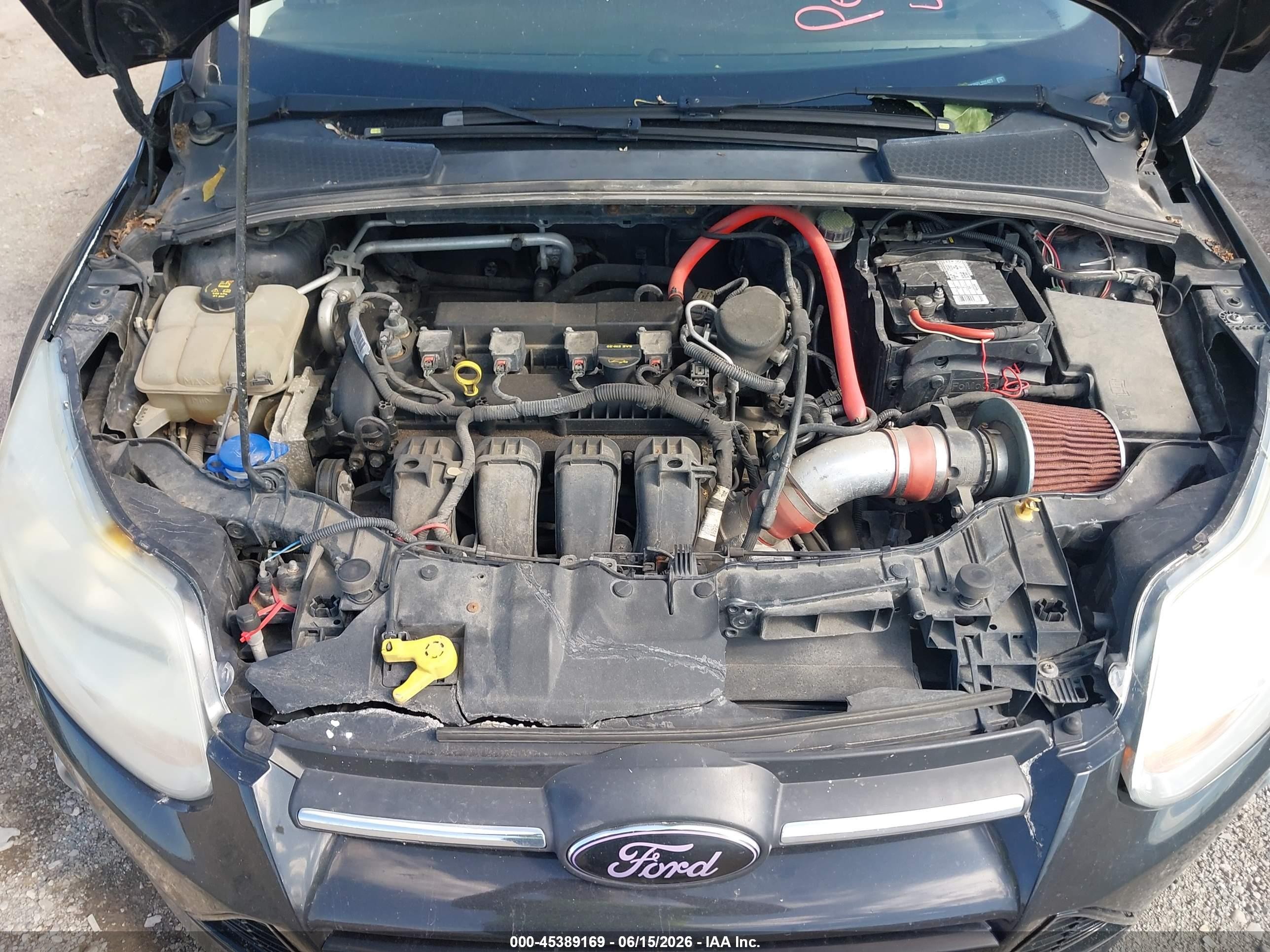 2014 Ford Focus Se Black vin: 1FADP3K25EL332427
