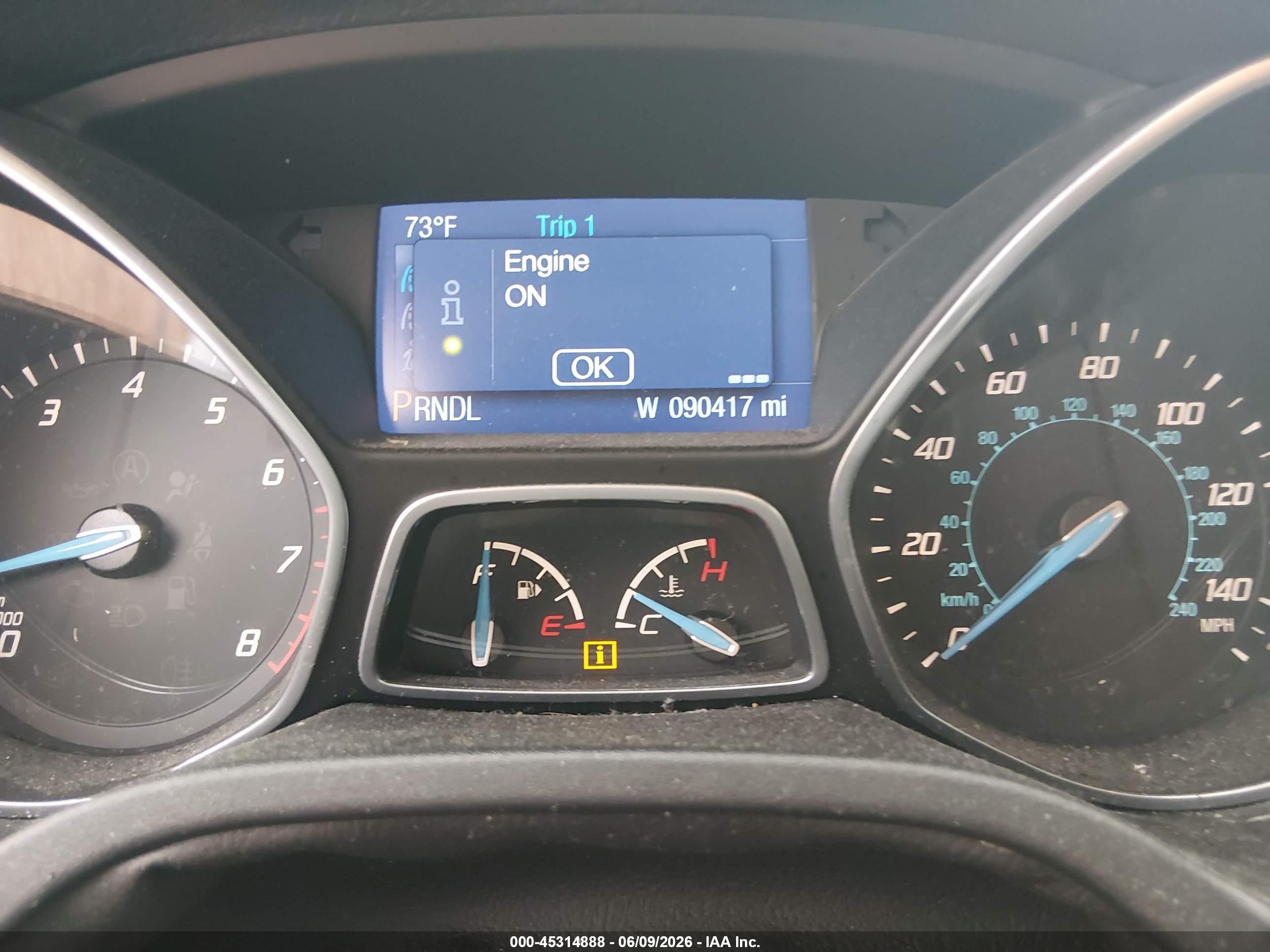 2014 Ford Focus Se White vin: 1FADP3K25EL339653