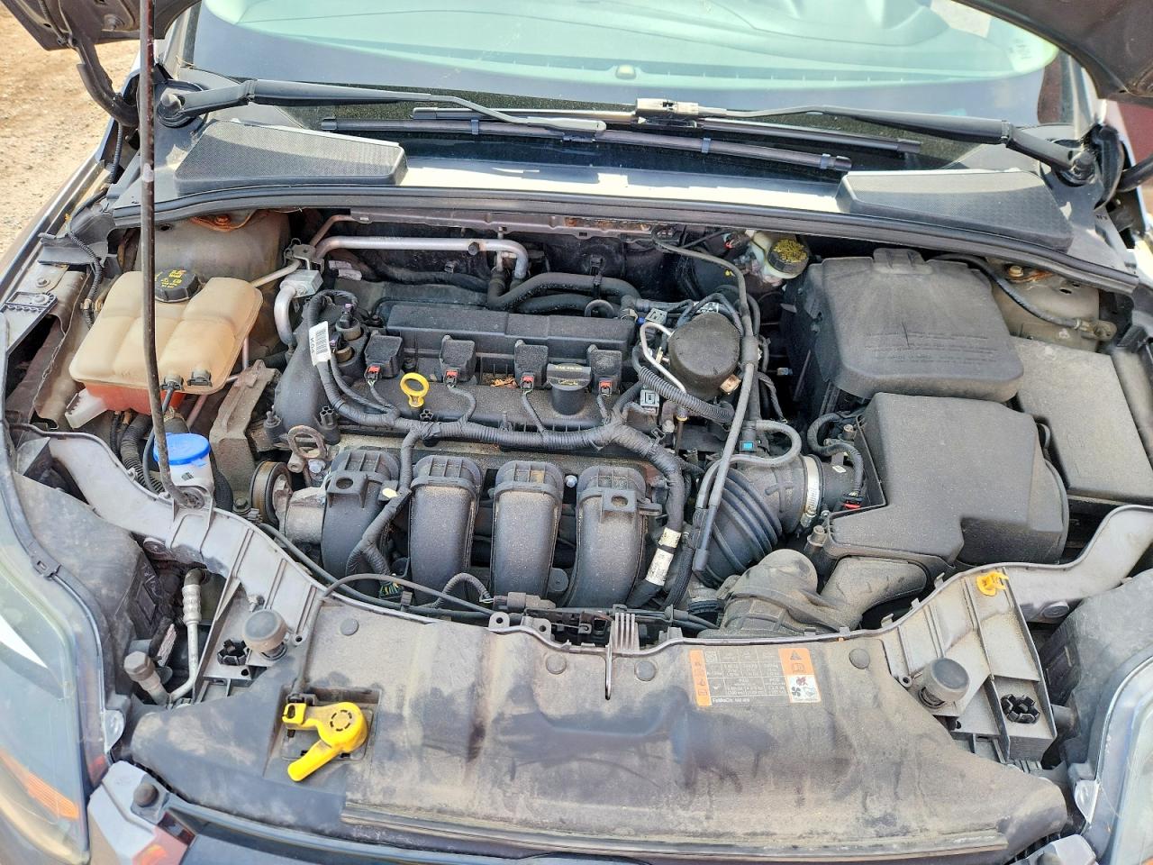 2014 Ford Focus Se Gray vin: 1FADP3K25EL342777