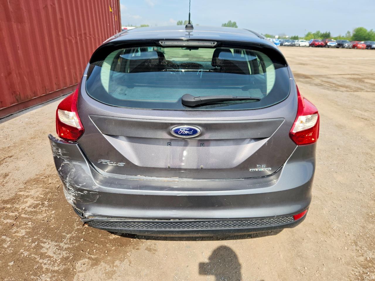 2014 Ford Focus Se Gray vin: 1FADP3K25EL342777