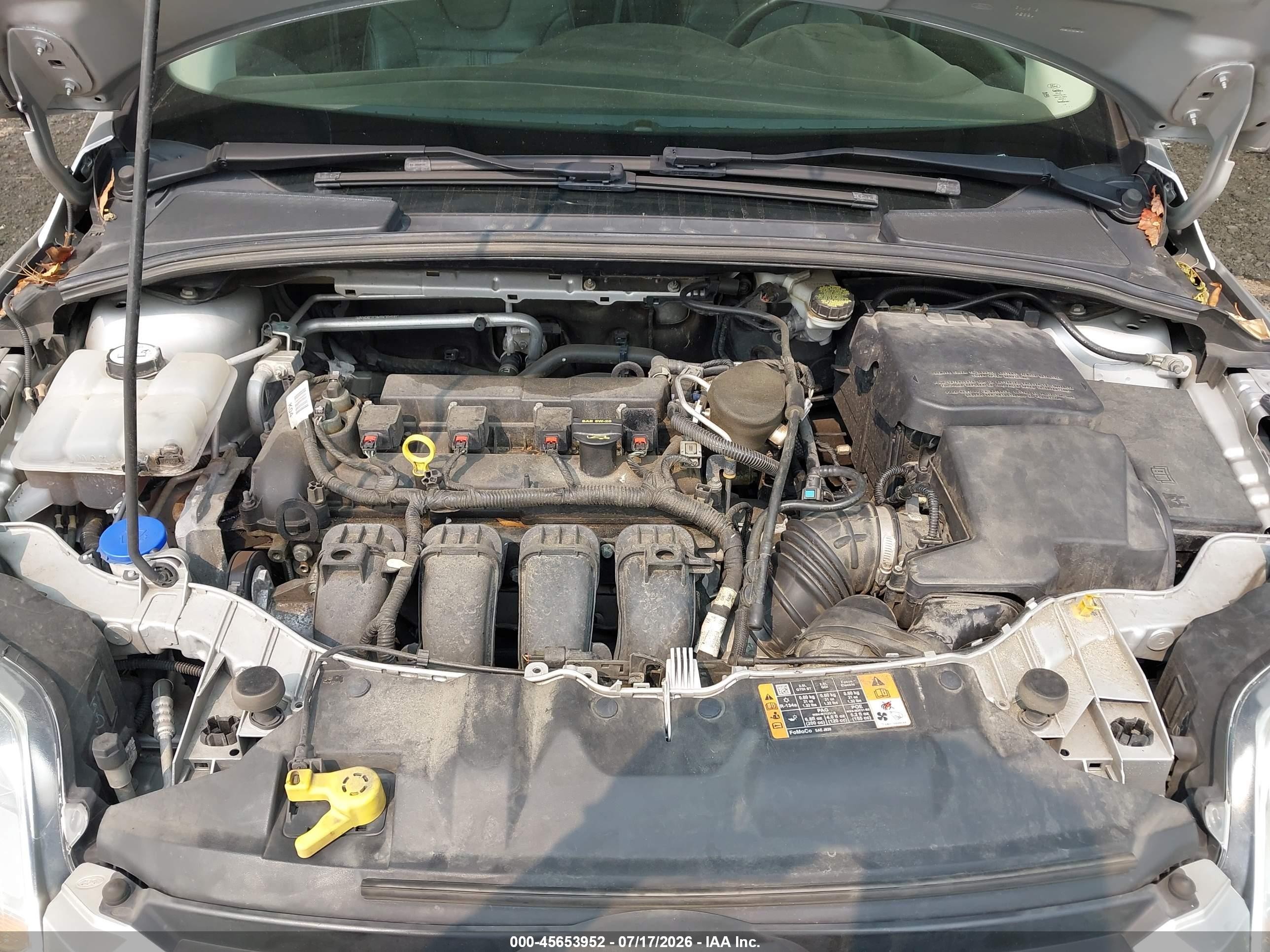 2014 Ford Focus Se Серебряный vin: 1FADP3K25EL357182