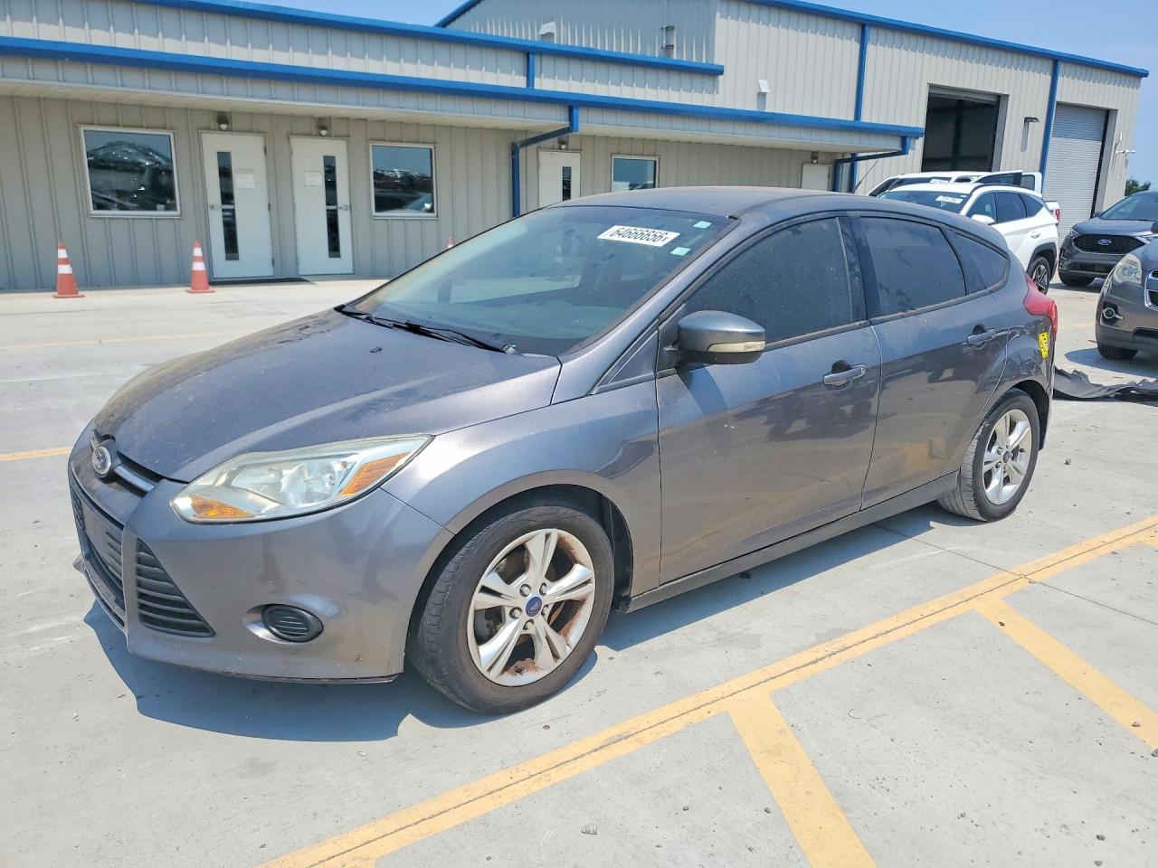 2014 Ford Focus Se Gray vin: 1FADP3K25EL368716