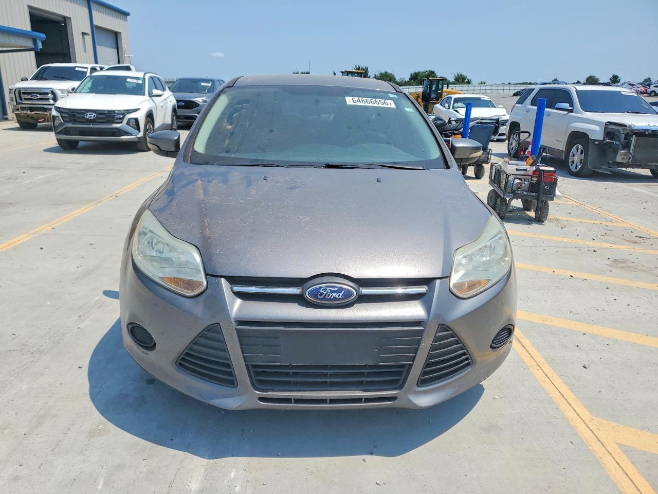 2014 Ford Focus Se Gray vin: 1FADP3K25EL368716