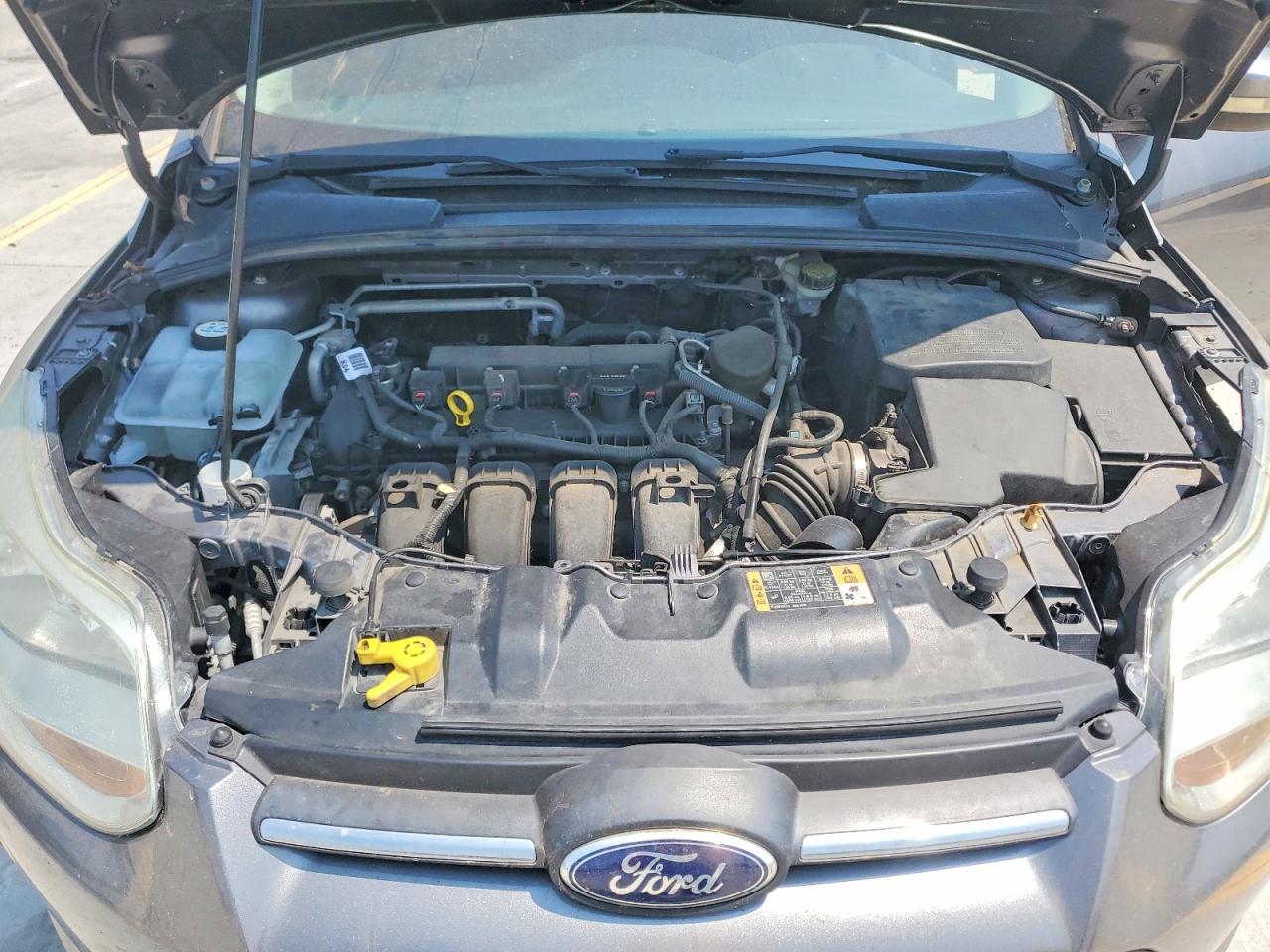 2014 Ford Focus Se Gray vin: 1FADP3K25EL368716