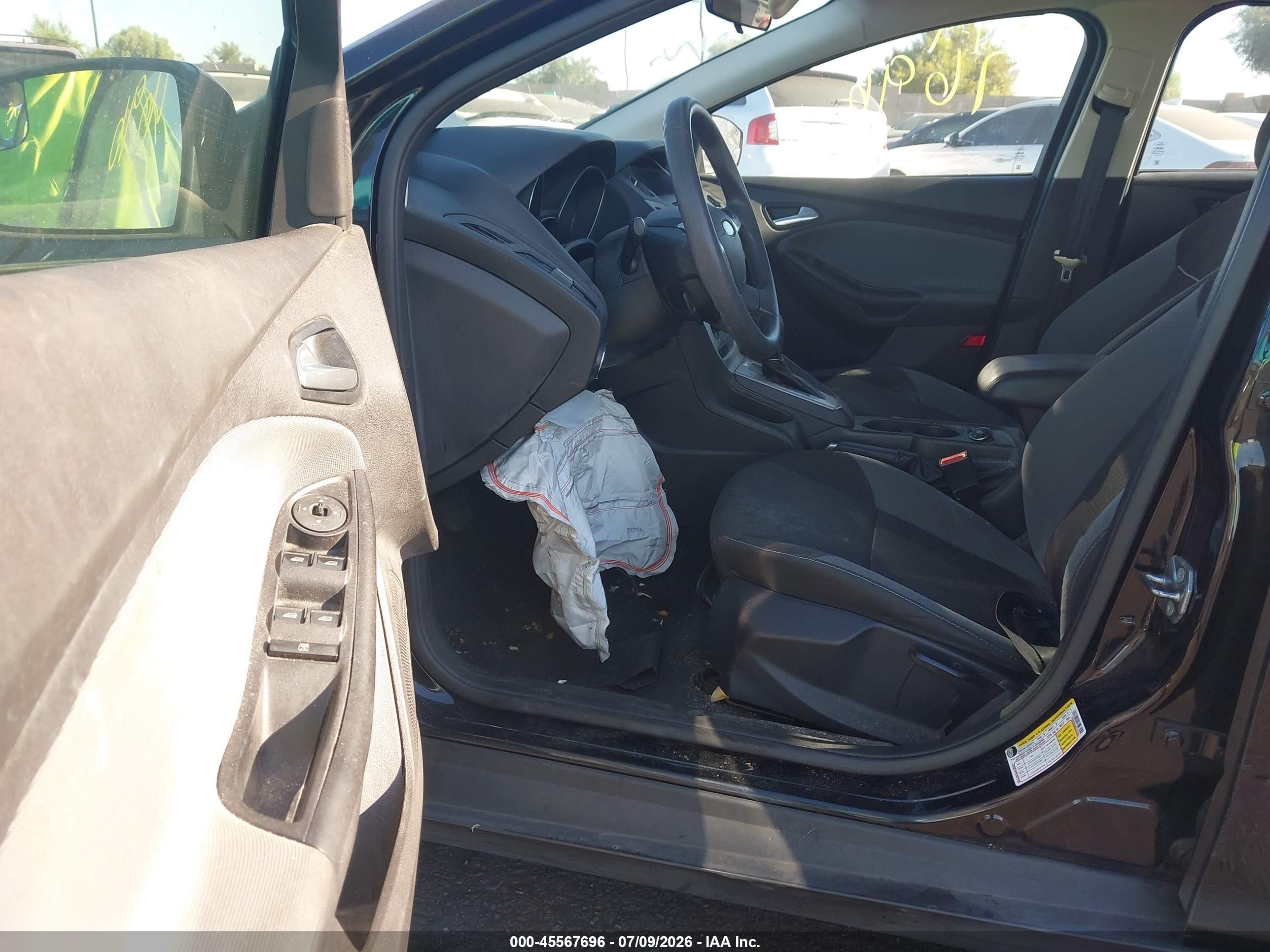 2014 Ford Focus Se Black vin: 1FADP3K25EL407451