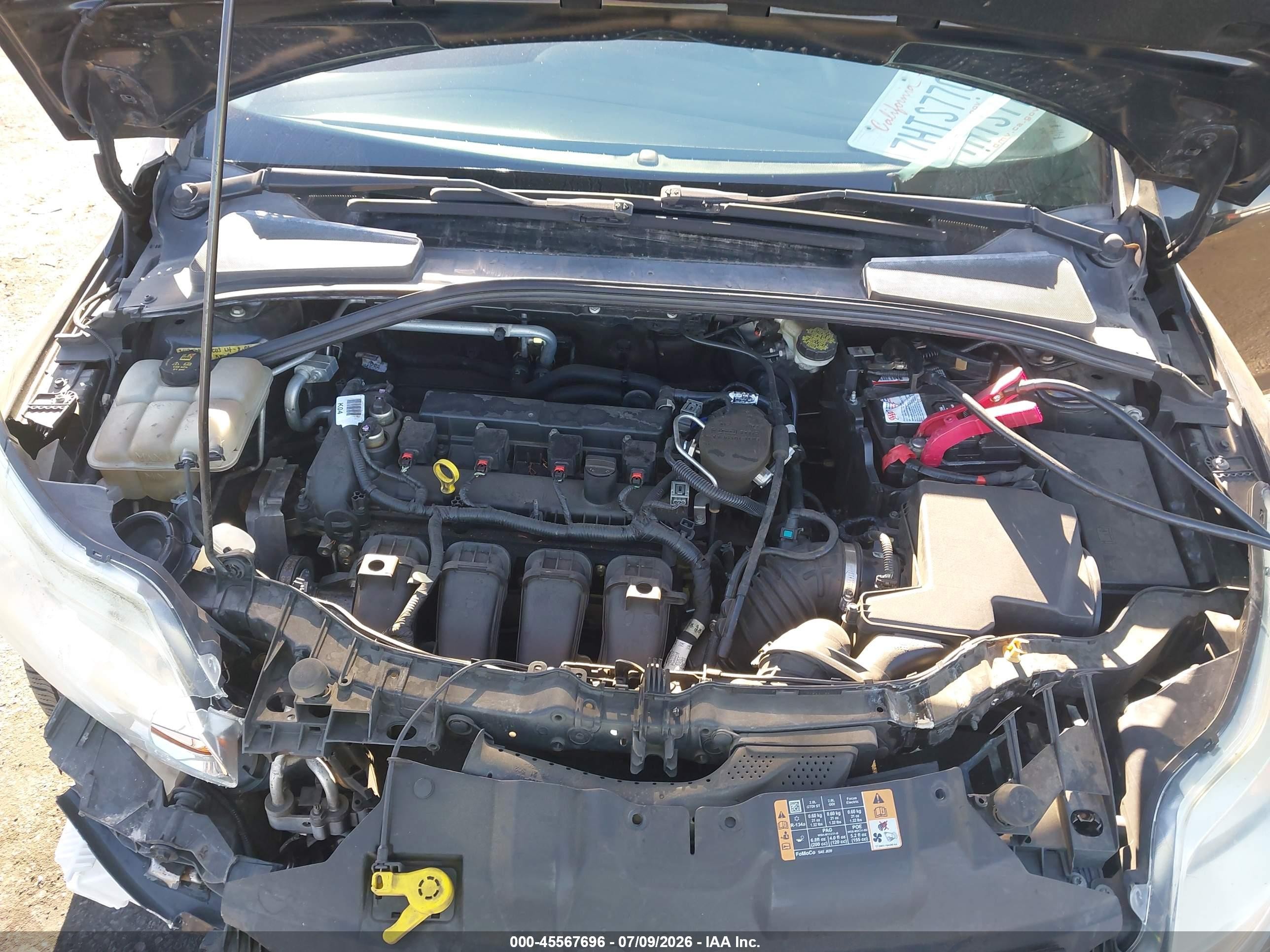 2014 Ford Focus Se Black vin: 1FADP3K25EL407451