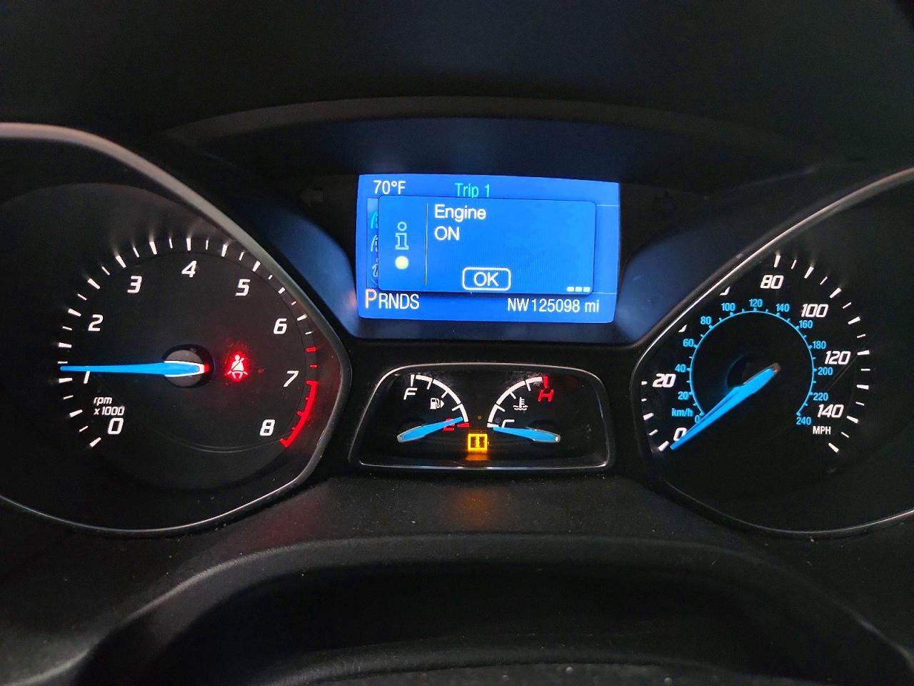 2014 Ford Focus Se Gray vin: 1FADP3K25EL422886