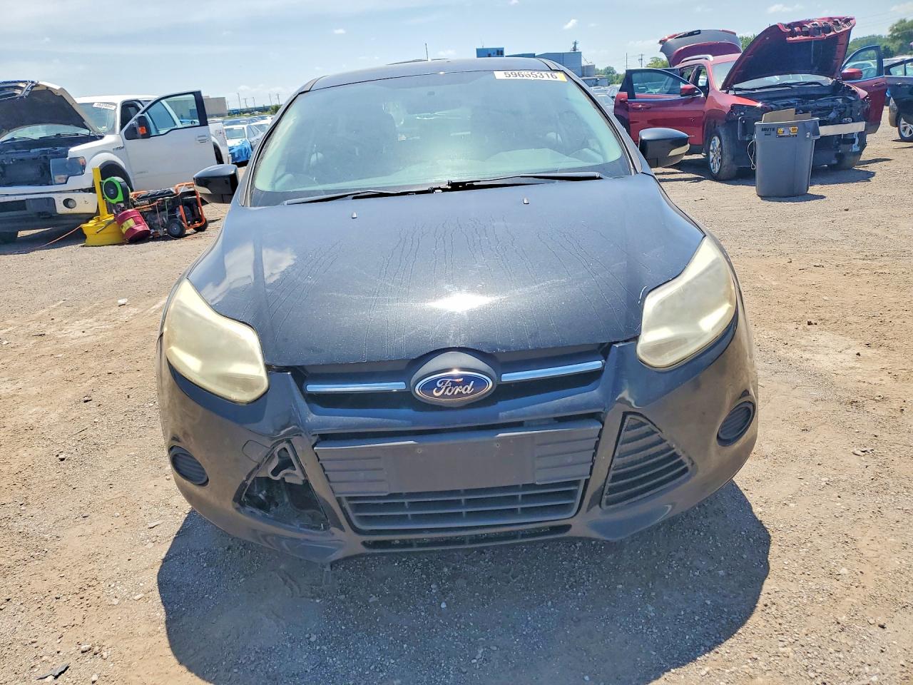 2014 Ford Focus Se Black vin: 1FADP3K25EL437937