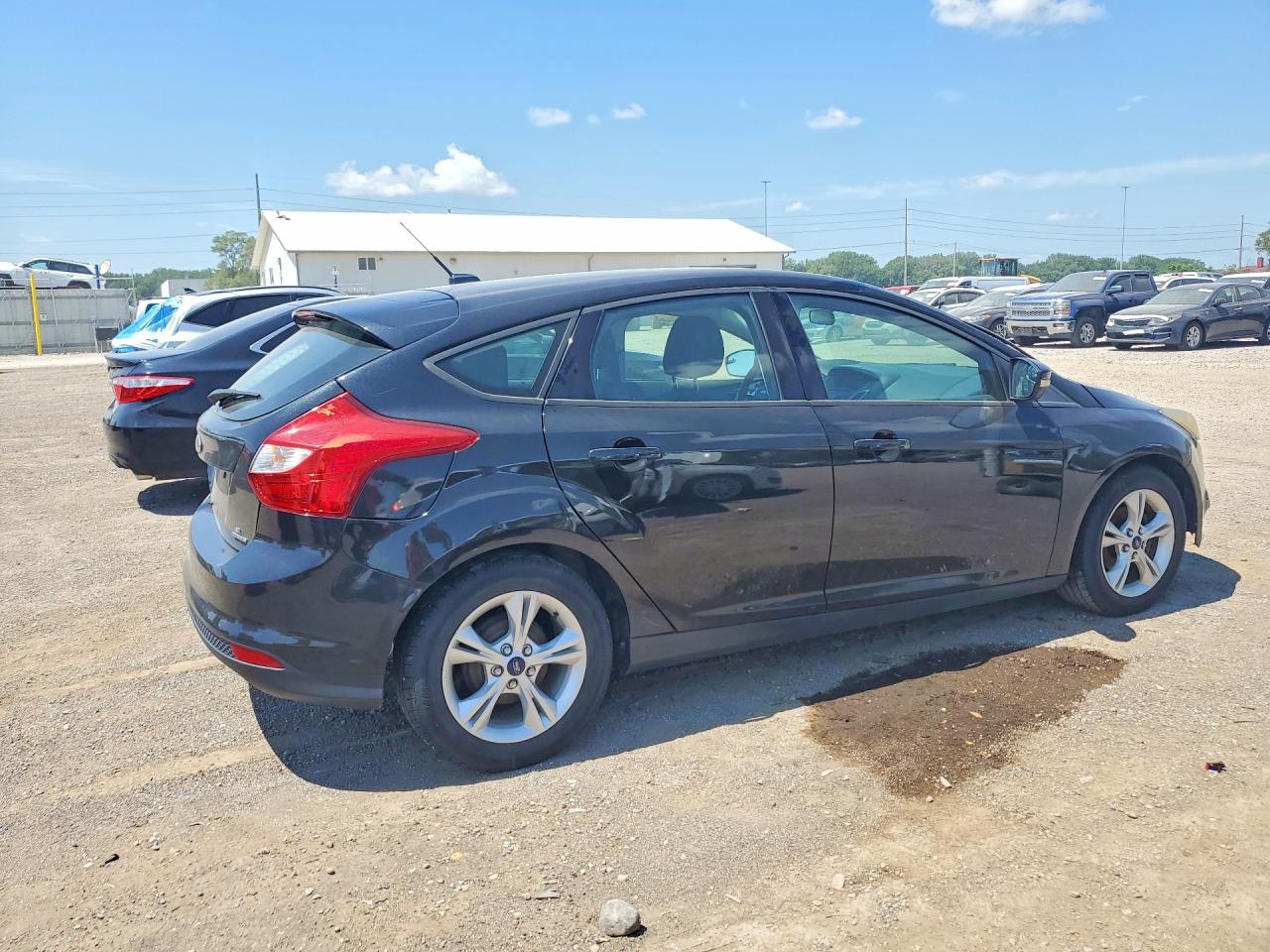 2014 Ford Focus Se Black vin: 1FADP3K25EL437937