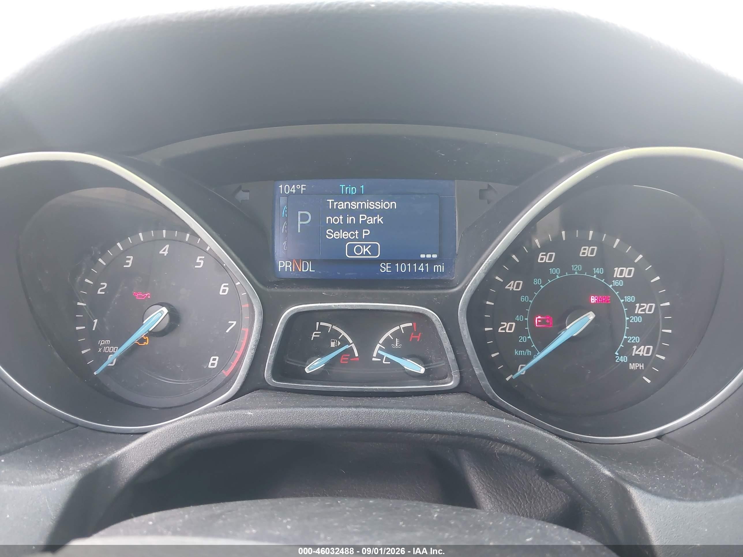 2014 Ford Focus Se White vin: 1FADP3K25EL460215