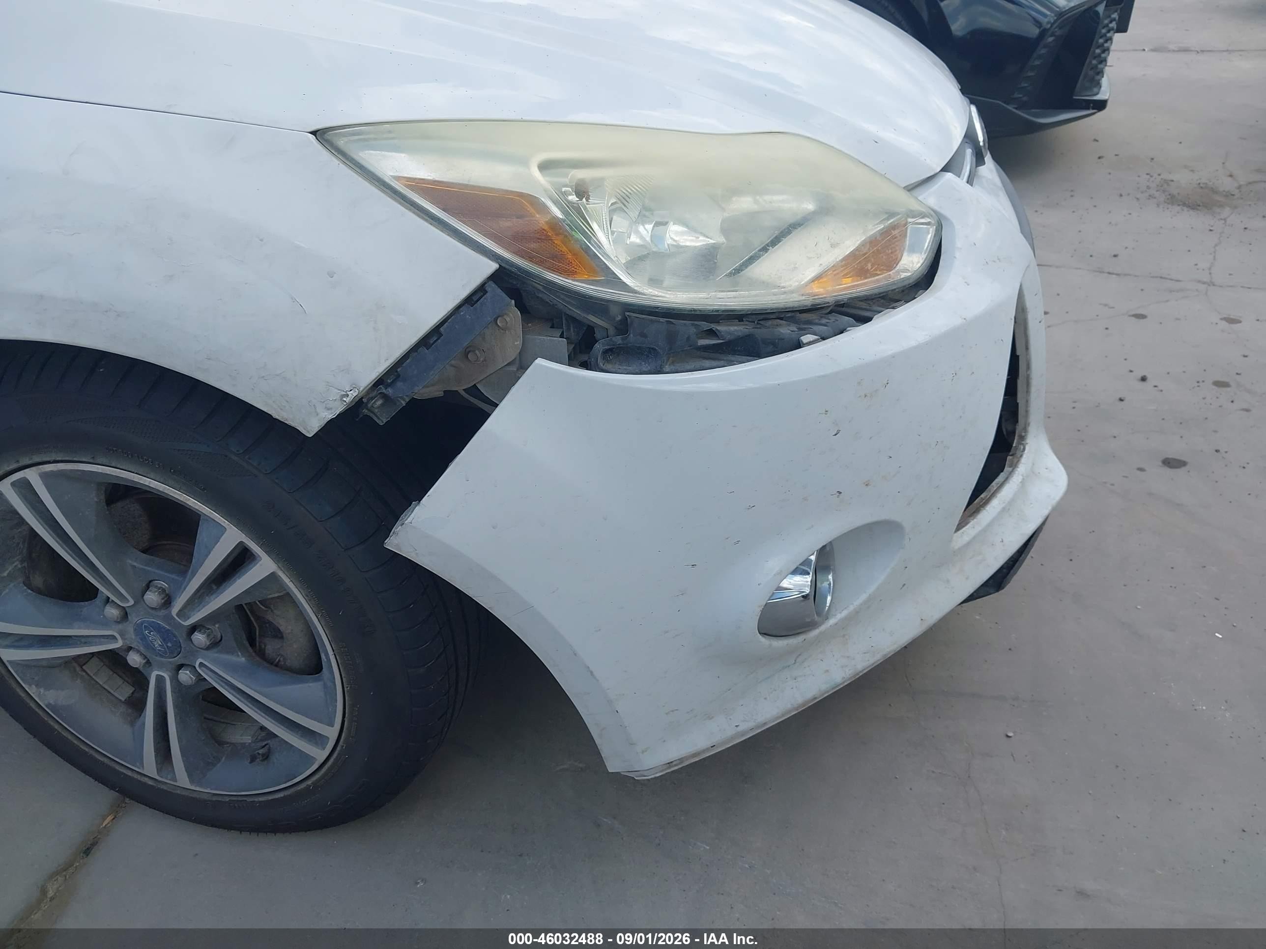 2014 Ford Focus Se White vin: 1FADP3K25EL460215