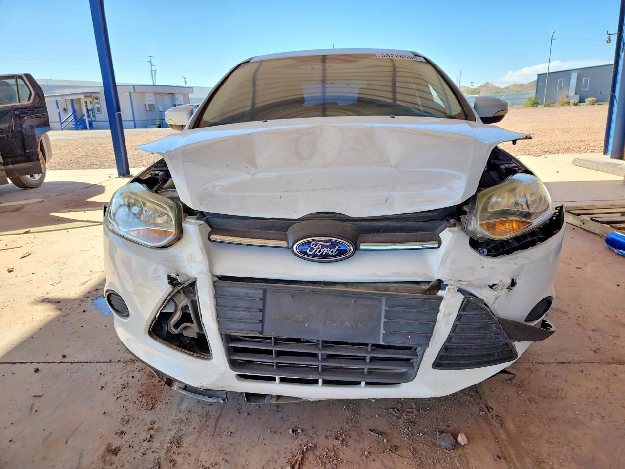 2014 Ford Focus Se White vin: 1FADP3K25EL461896