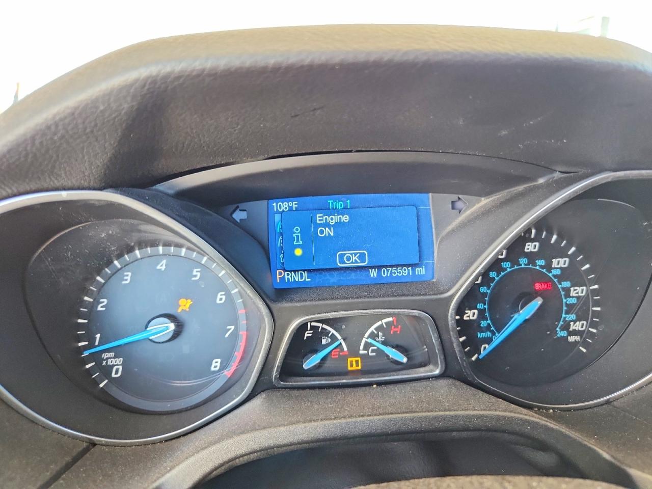 2014 Ford Focus Se White vin: 1FADP3K25EL461896