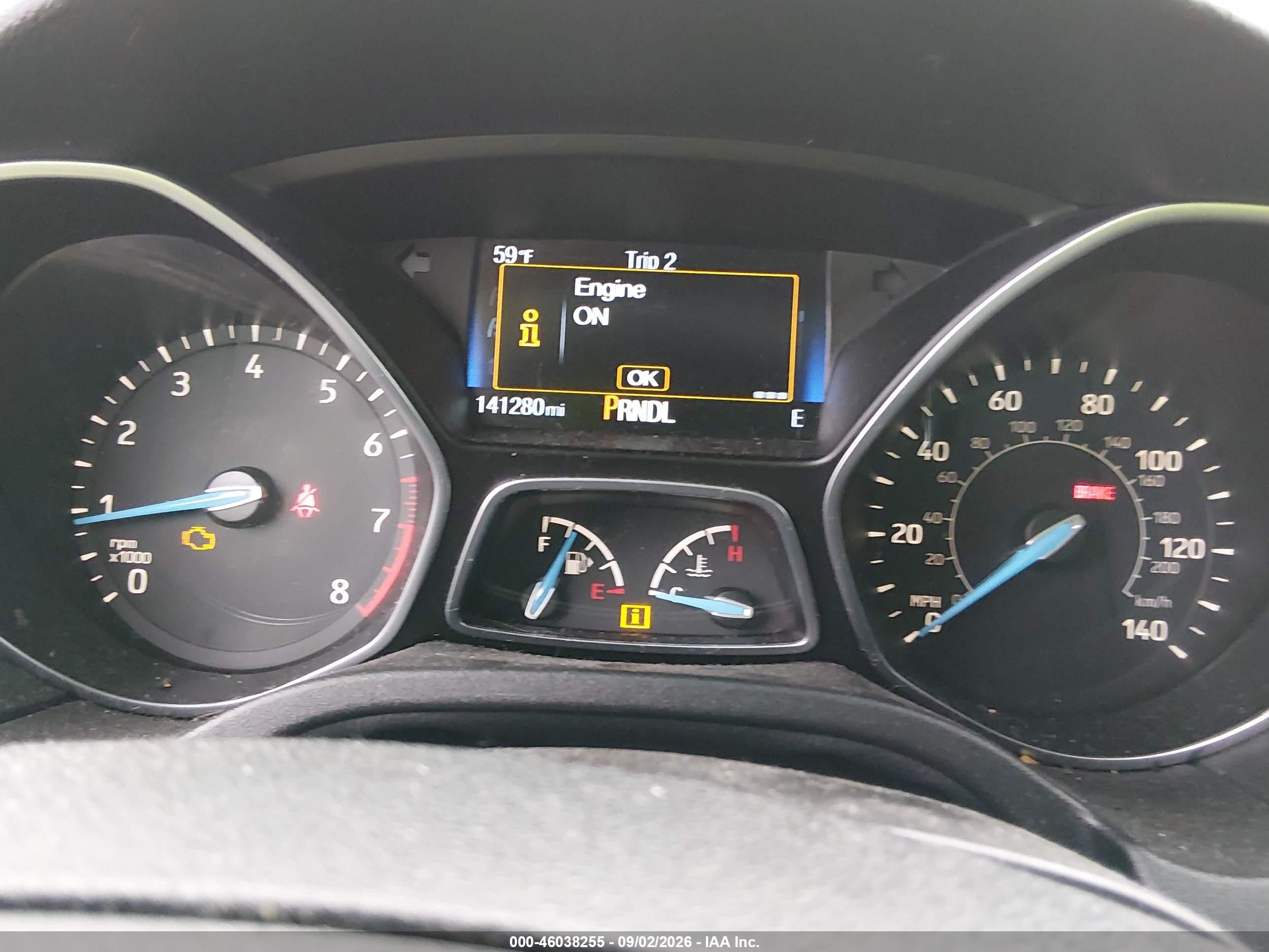 2015 Ford Focus Se Dark Brown vin: 1FADP3K25FL203167