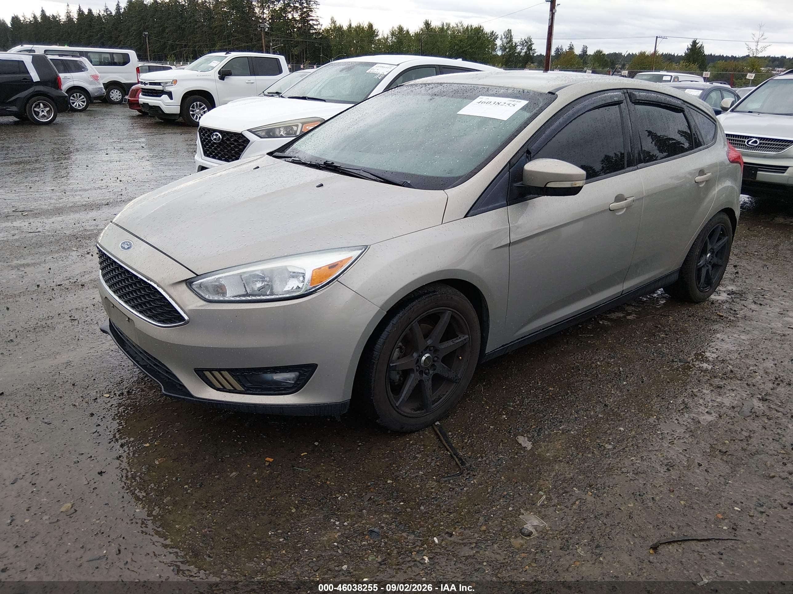 2015 Ford Focus Se Dark Brown vin: 1FADP3K25FL203167