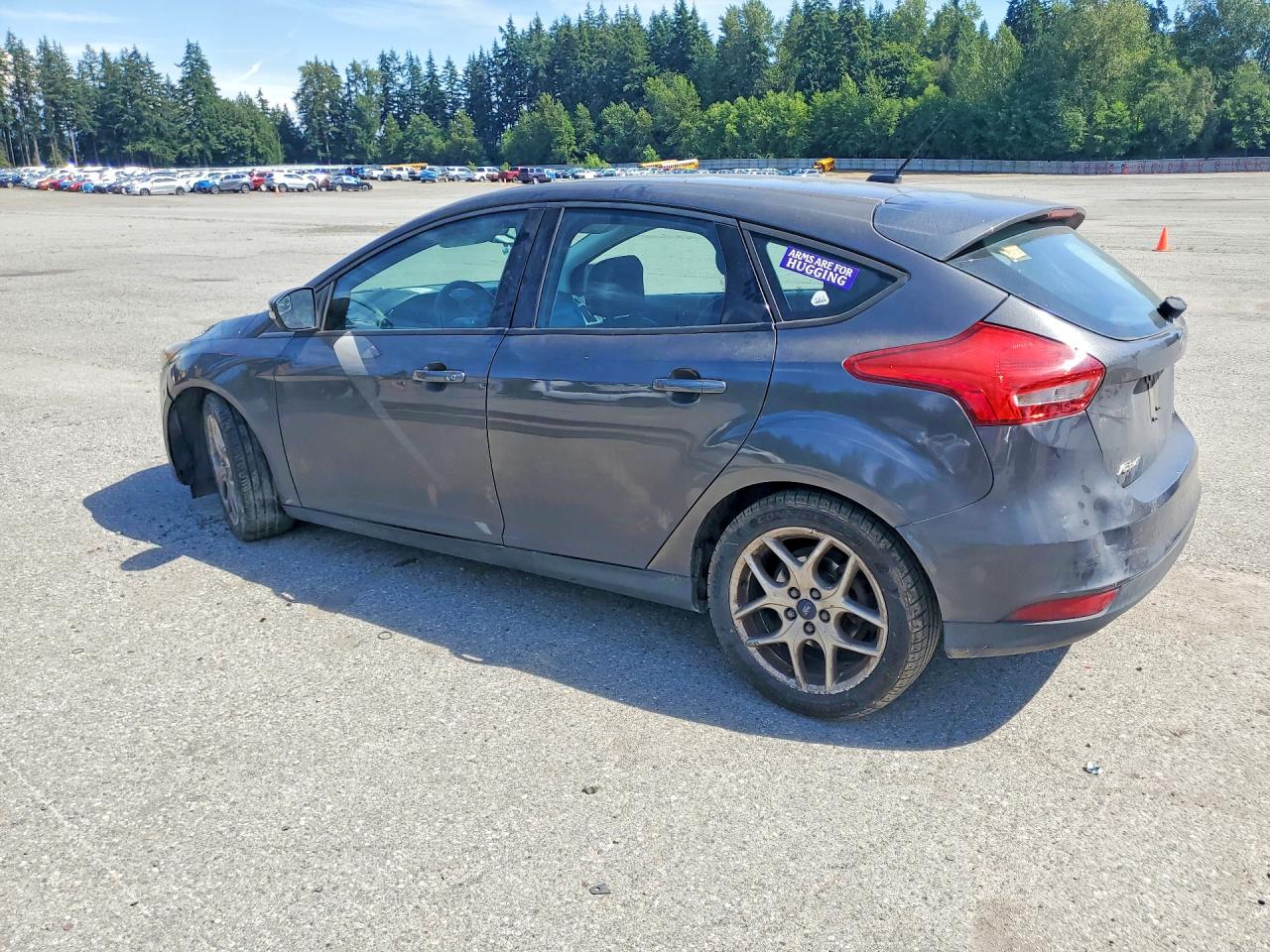 2015 Ford Focus Se Серый vin: 1FADP3K25FL303821