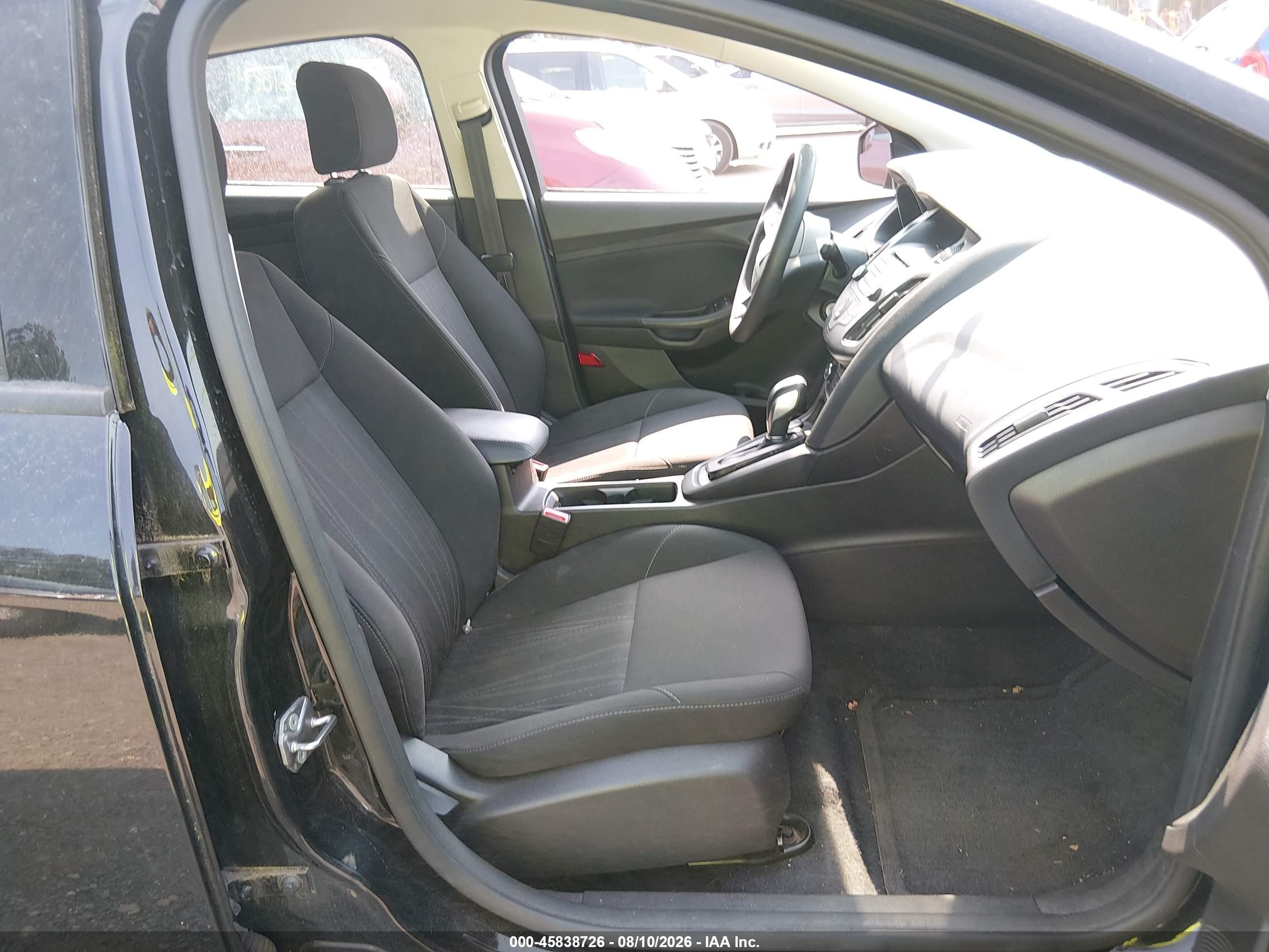 2015 Ford Focus Se Black vin: 1FADP3K25FL317881