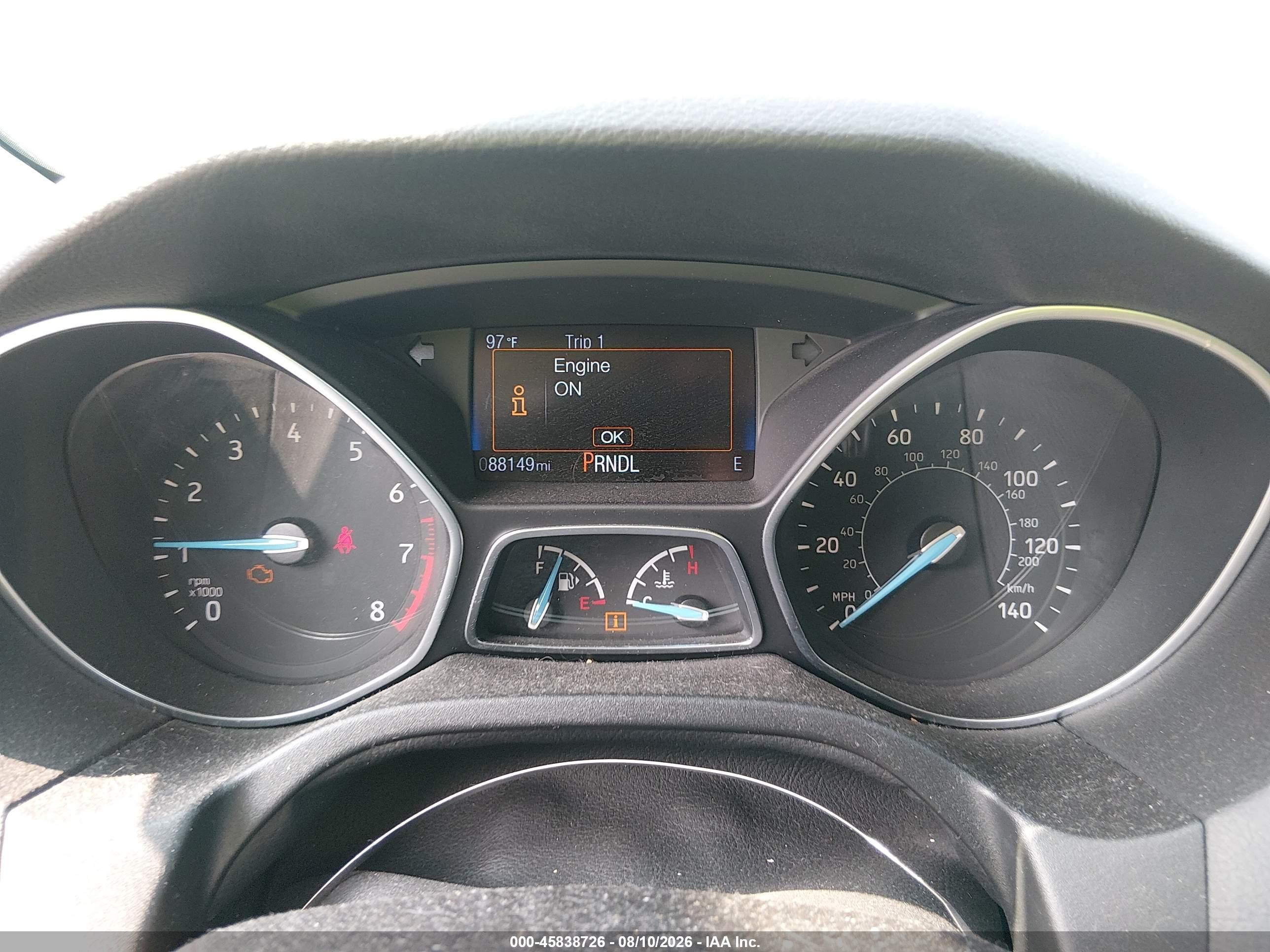 2015 Ford Focus Se Black vin: 1FADP3K25FL317881