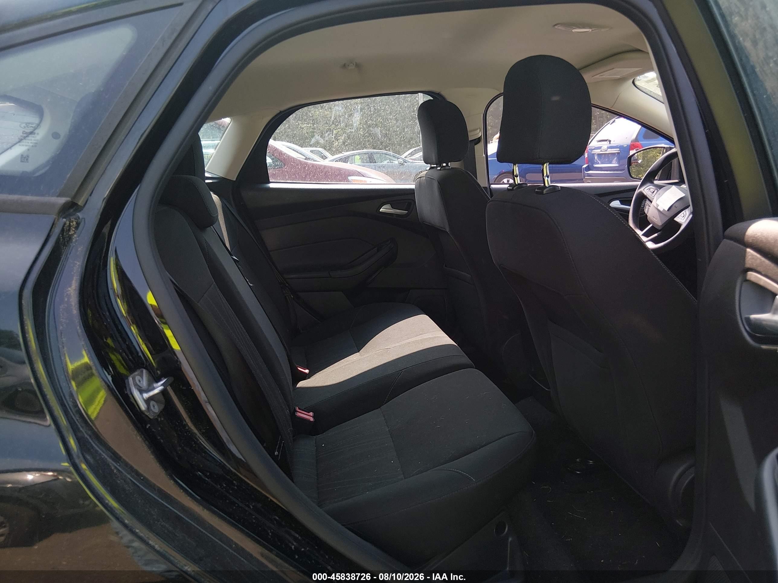 2015 Ford Focus Se Black vin: 1FADP3K25FL317881