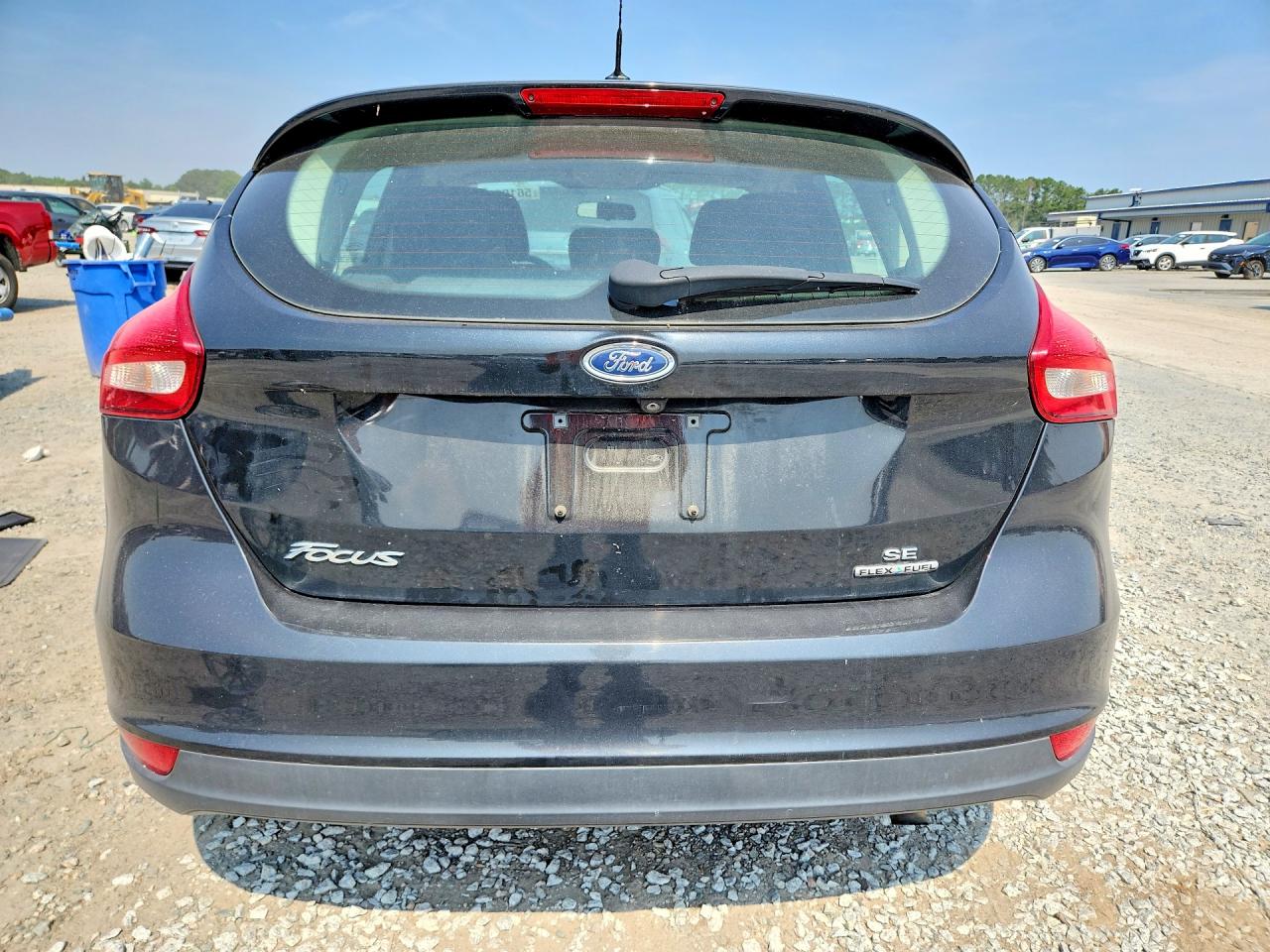 2015 Ford Focus Se Black vin: 1FADP3K25FL355658