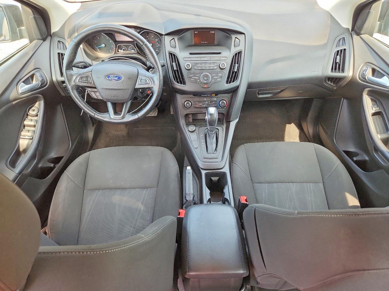 2015 Ford Focus Se Black vin: 1FADP3K25FL355658