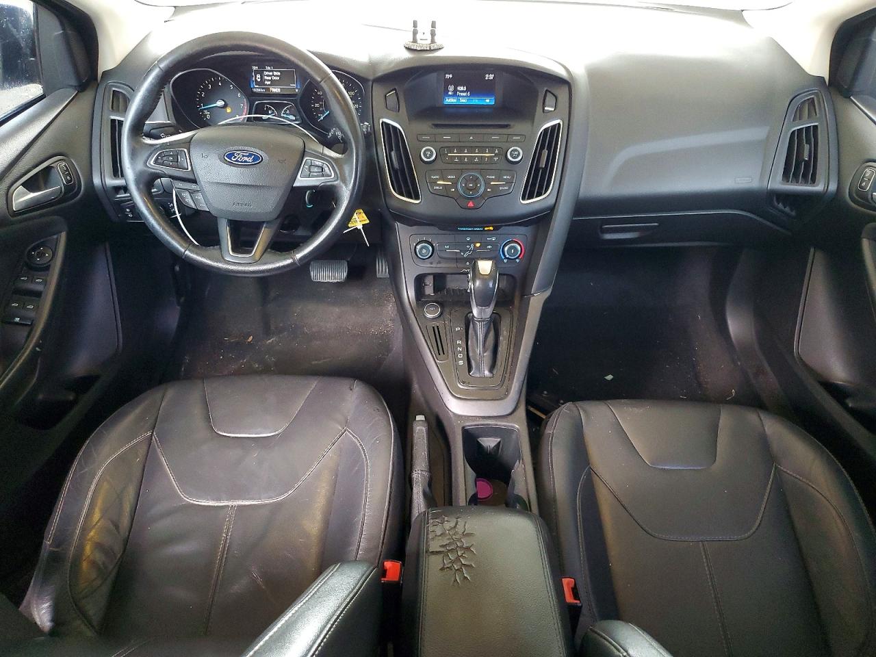 2016 Ford Focus Se Black vin: 1FADP3K25GL274094