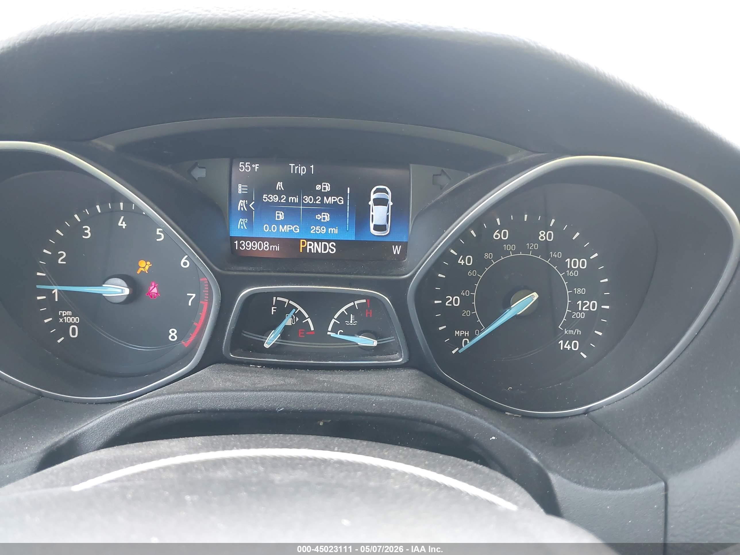 2016 Ford Focus Se Blue vin: 1FADP3K25GL286195