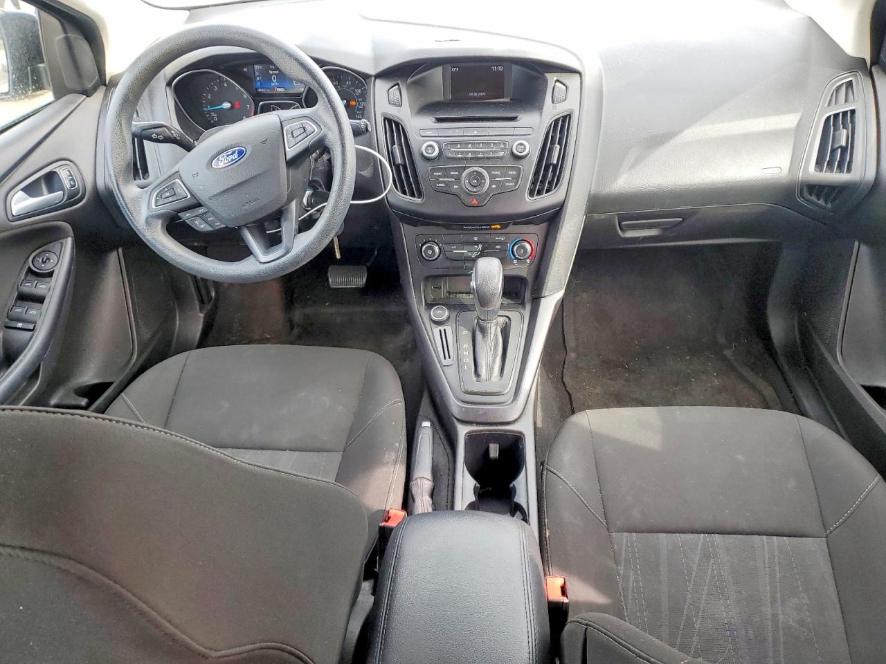 2017 Ford Focus Se Black vin: 1FADP3K25HL248015