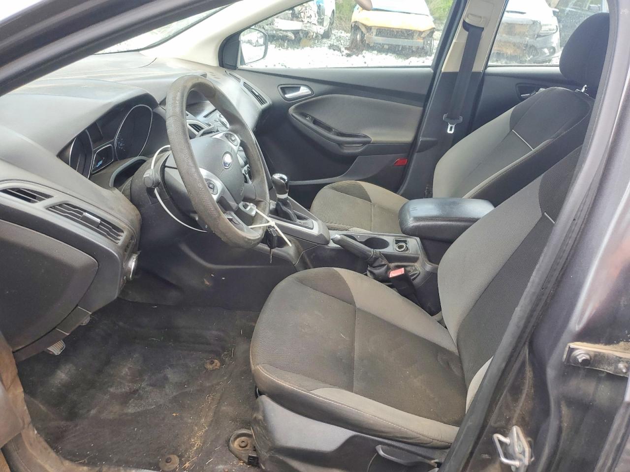 2013 Ford Focus Se Gray vin: 1FADP3K26DL120568