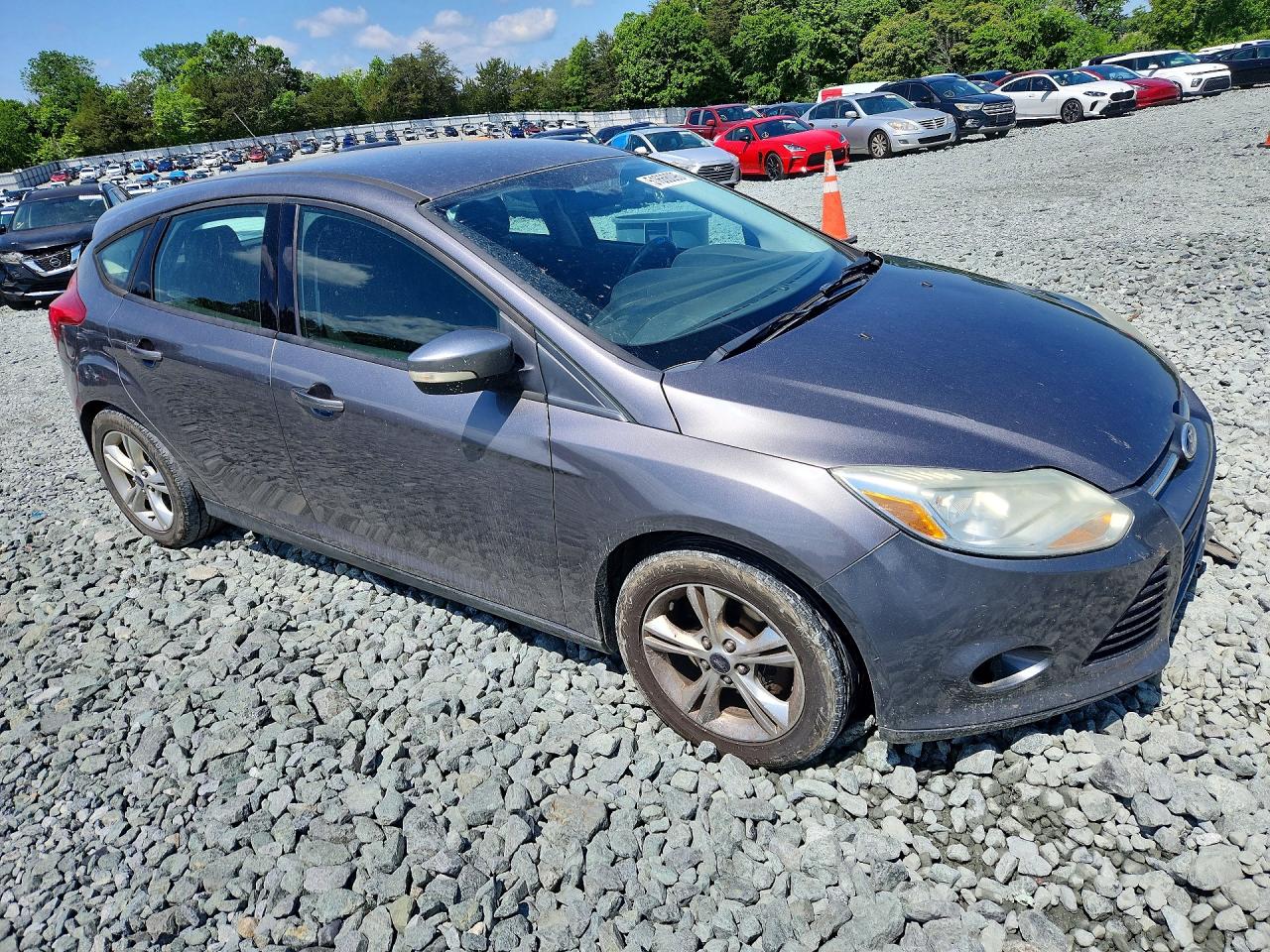 2013 Ford Focus Se Gray vin: 1FADP3K26DL120568