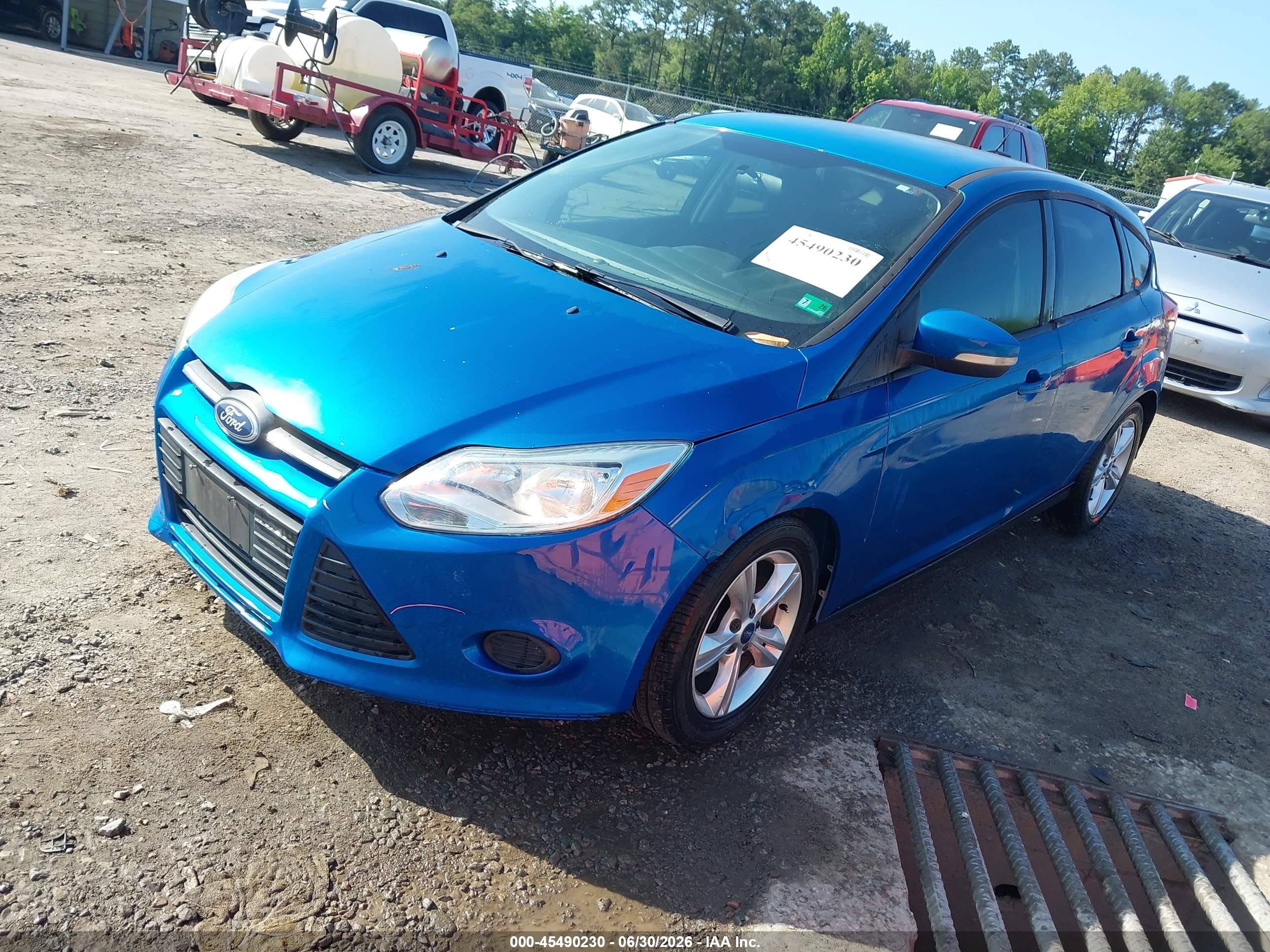 2013 Ford Focus Se Синий vin: 1FADP3K26DL135359