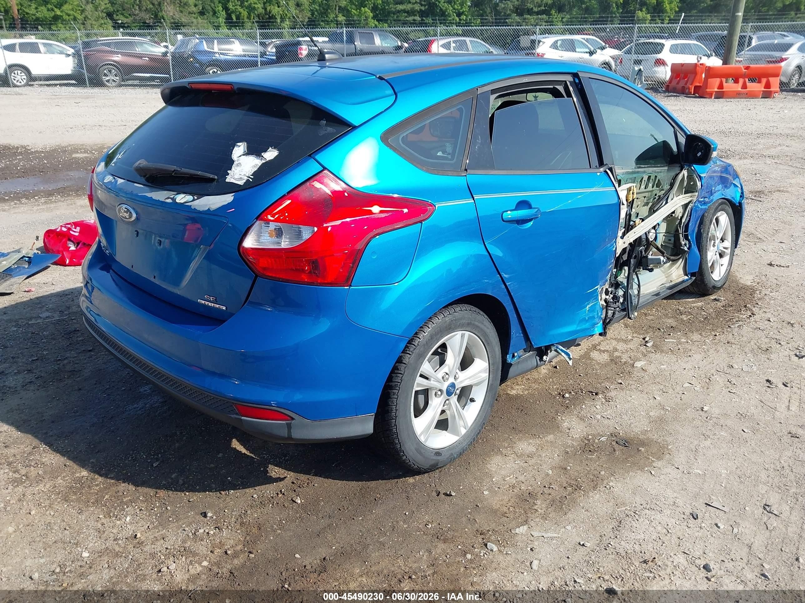 2013 Ford Focus Se Синий vin: 1FADP3K26DL135359