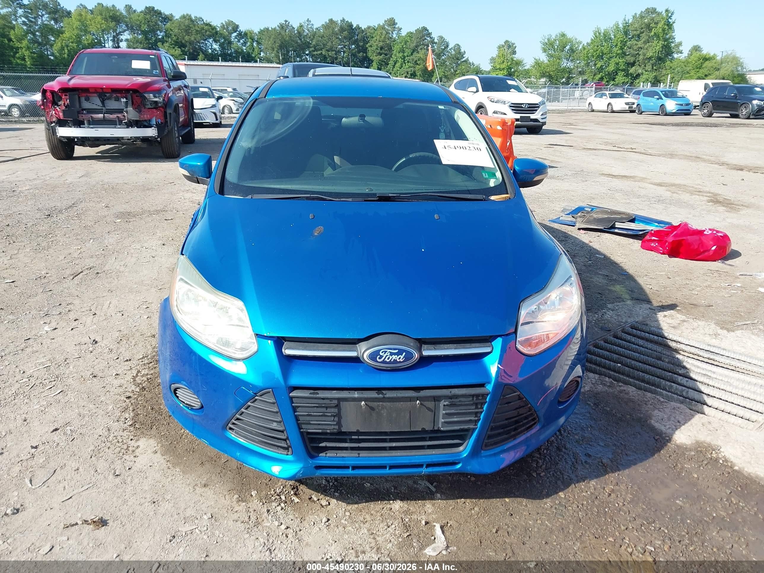 2013 Ford Focus Se Синий vin: 1FADP3K26DL135359