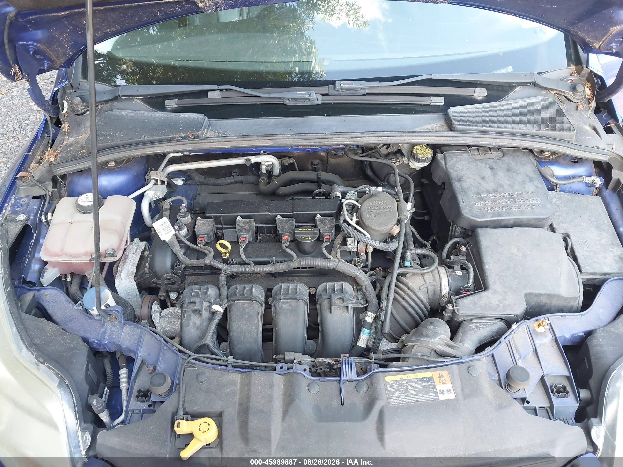 2013 Ford Focus Se Синий vin: 1FADP3K26DL142828