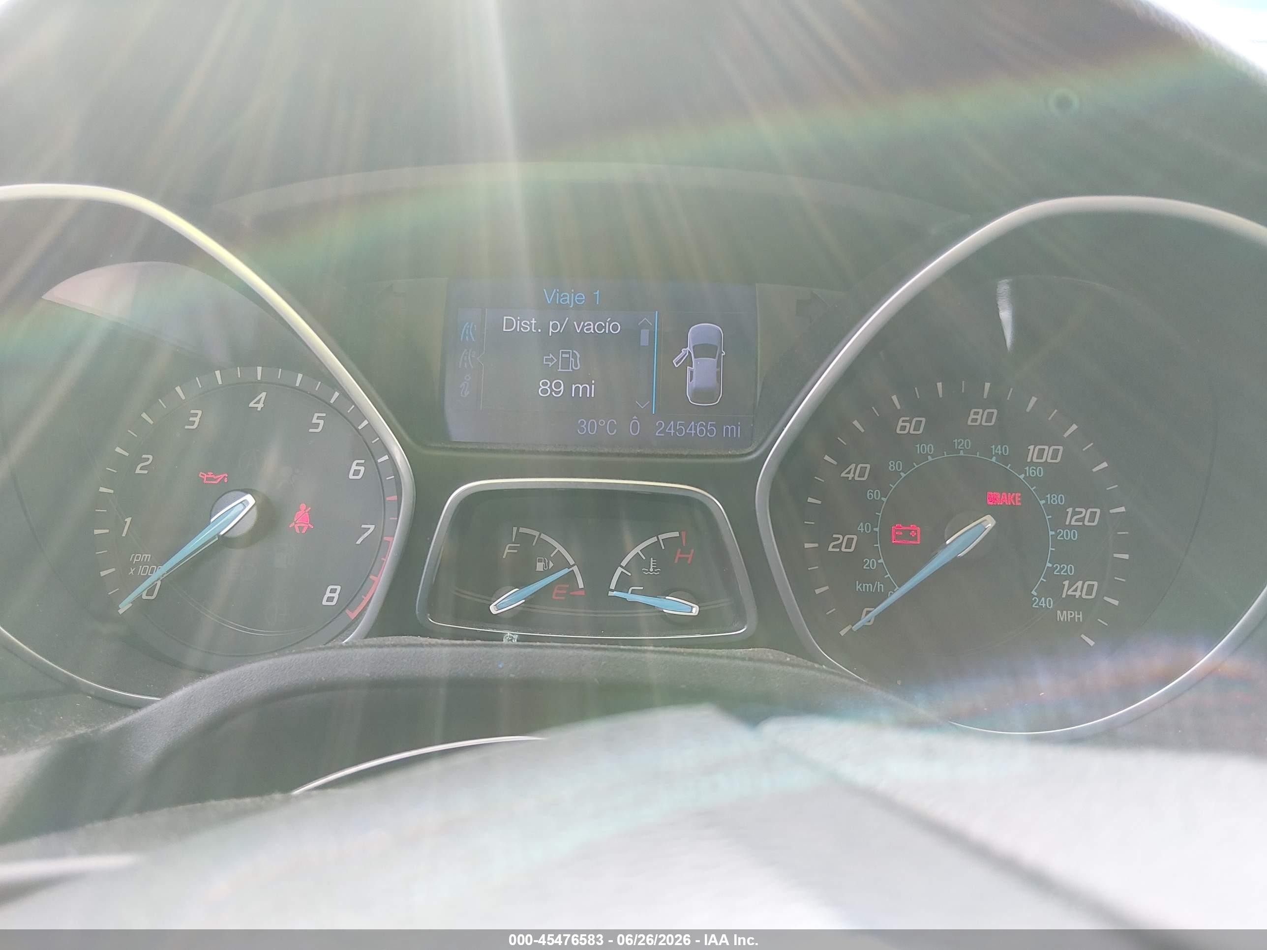 2013 Ford Focus Se Blue vin: 1FADP3K26DL168054