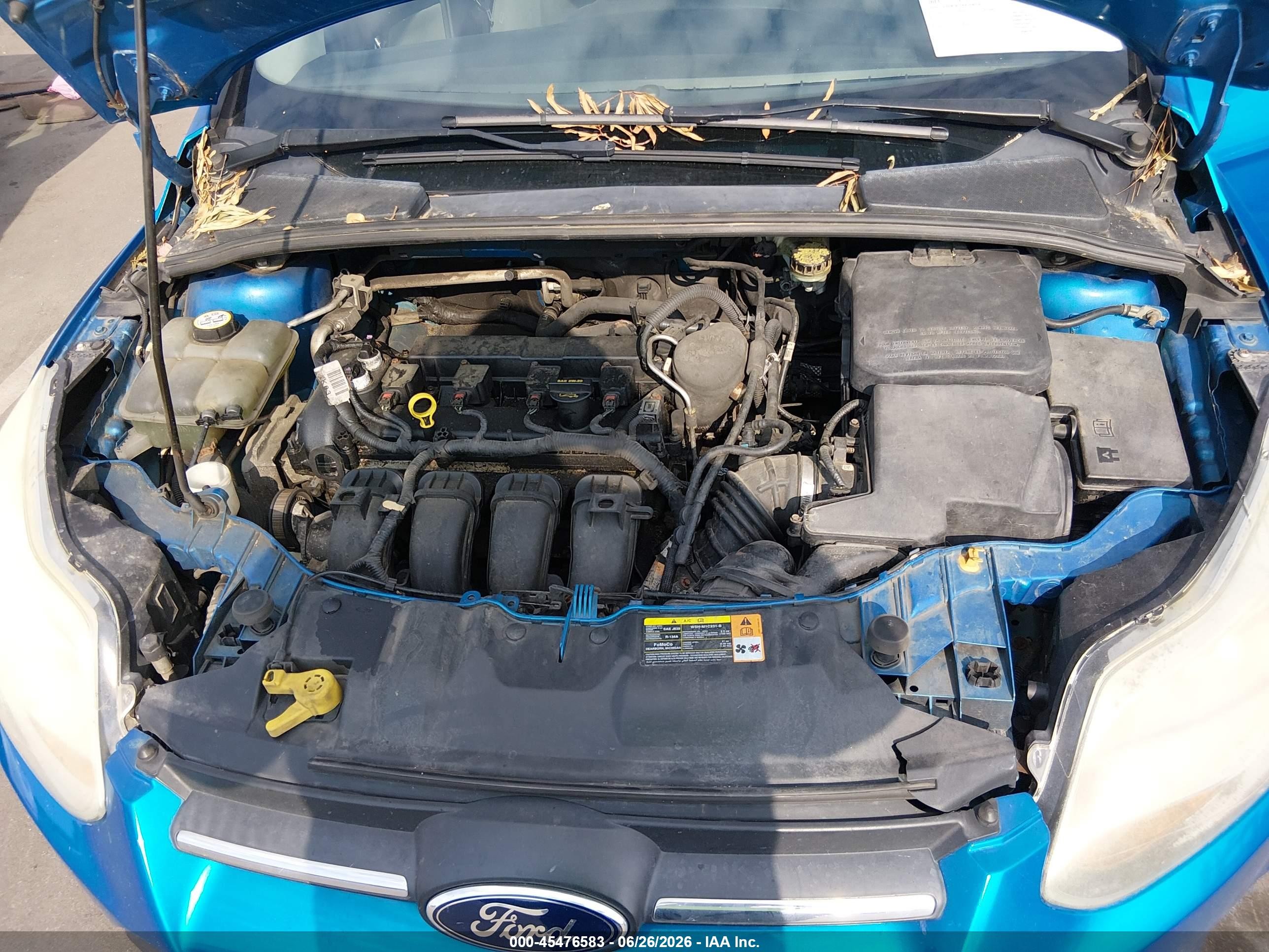 2013 Ford Focus Se Blue vin: 1FADP3K26DL168054