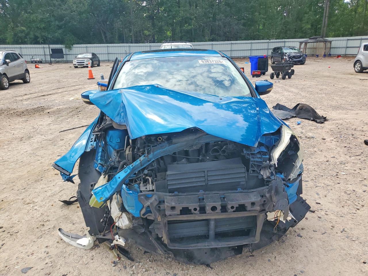 2013 Ford Focus Se Blue vin: 1FADP3K26DL240709