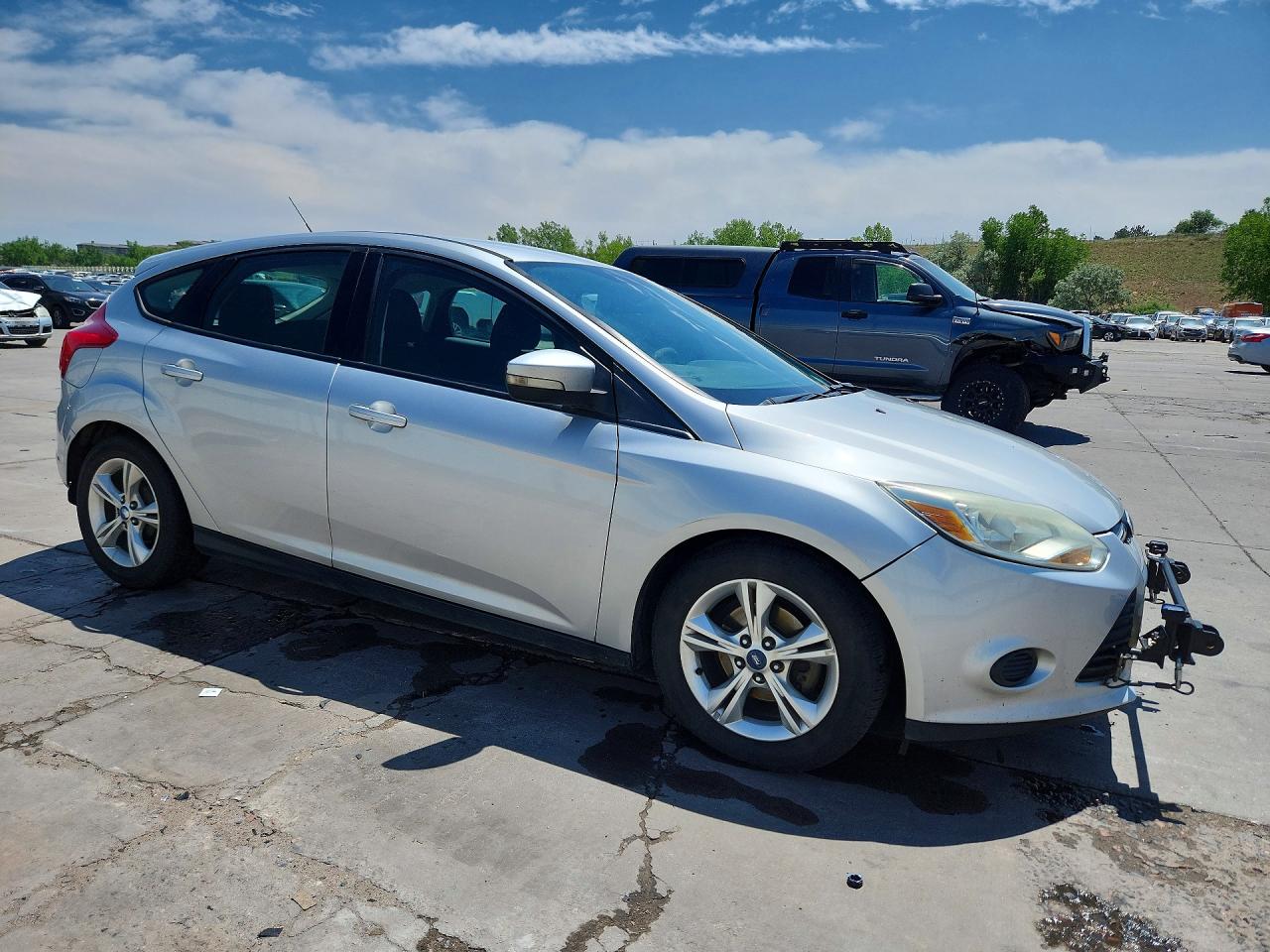 2013 Ford Focus Se Silver vin: 1FADP3K26DL245702