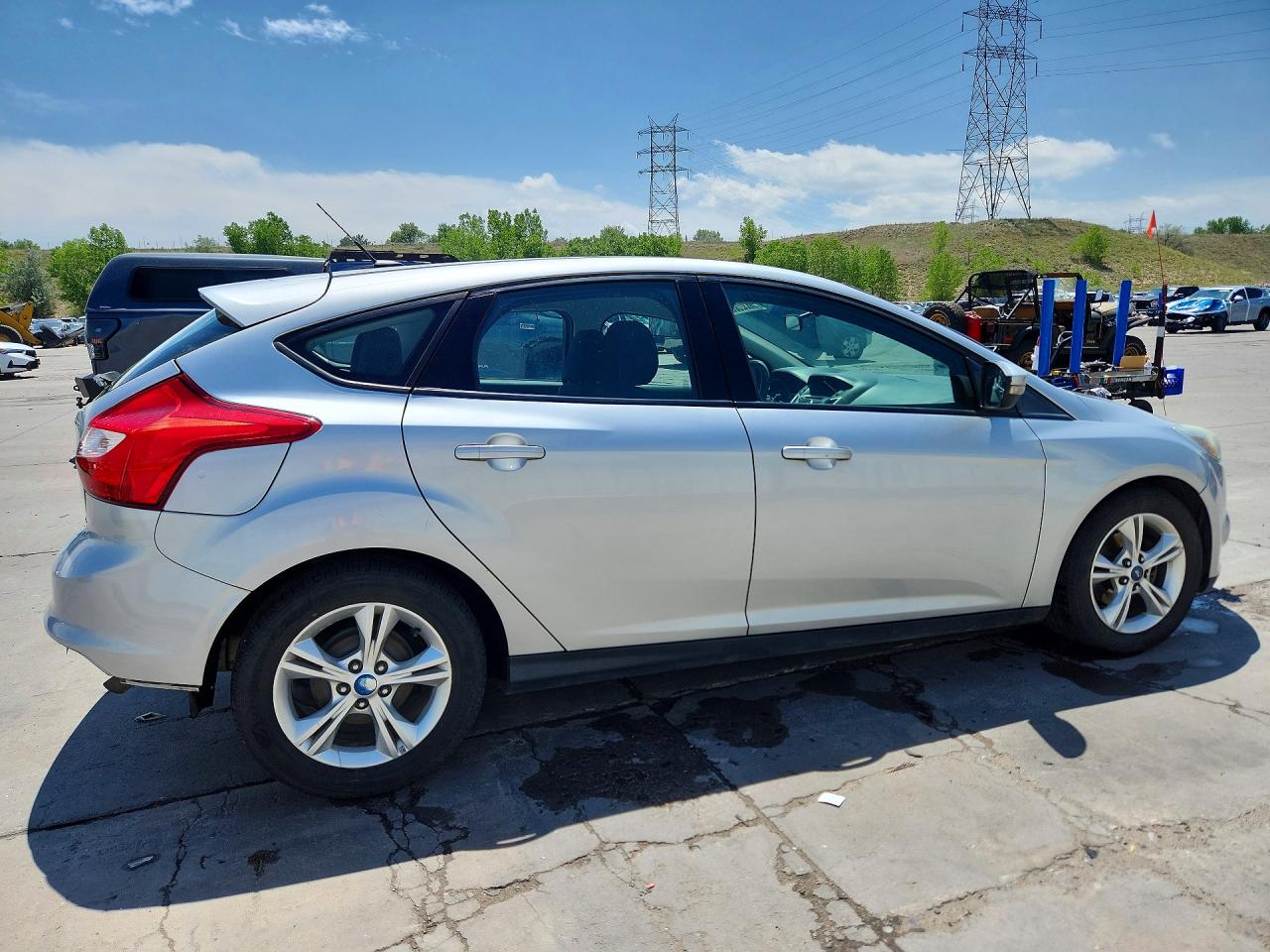 2013 Ford Focus Se Silver vin: 1FADP3K26DL245702